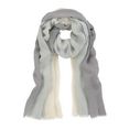 j.jayz modieuze sjaal ombrè-sjaal, meerkleurig verloop, rechthoekig model grijs
