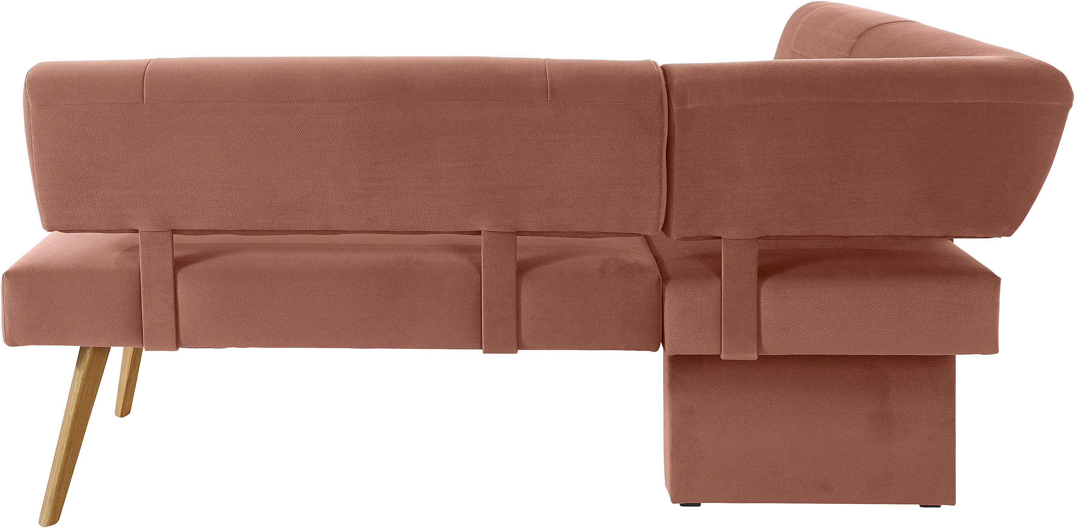 OTTO products Hoekbank Alessja Breedte lange zijde 192 of 212 cm, frame van massief eiken
