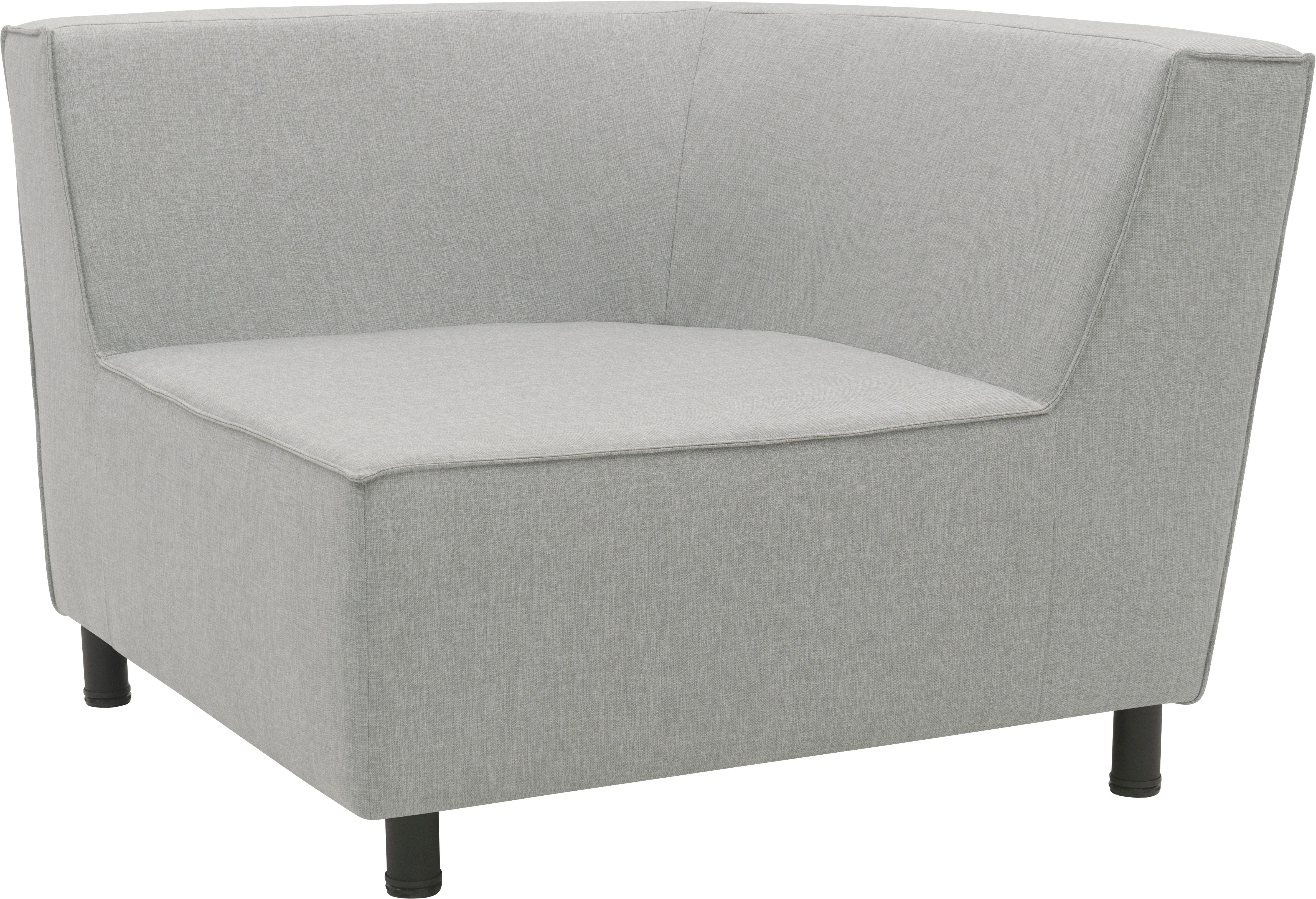DOMO collection Bank-hoekelement Sonna, individueel samen te stellen Enkele elementen voor terras, tuin en balkon, speciaal voor buiten