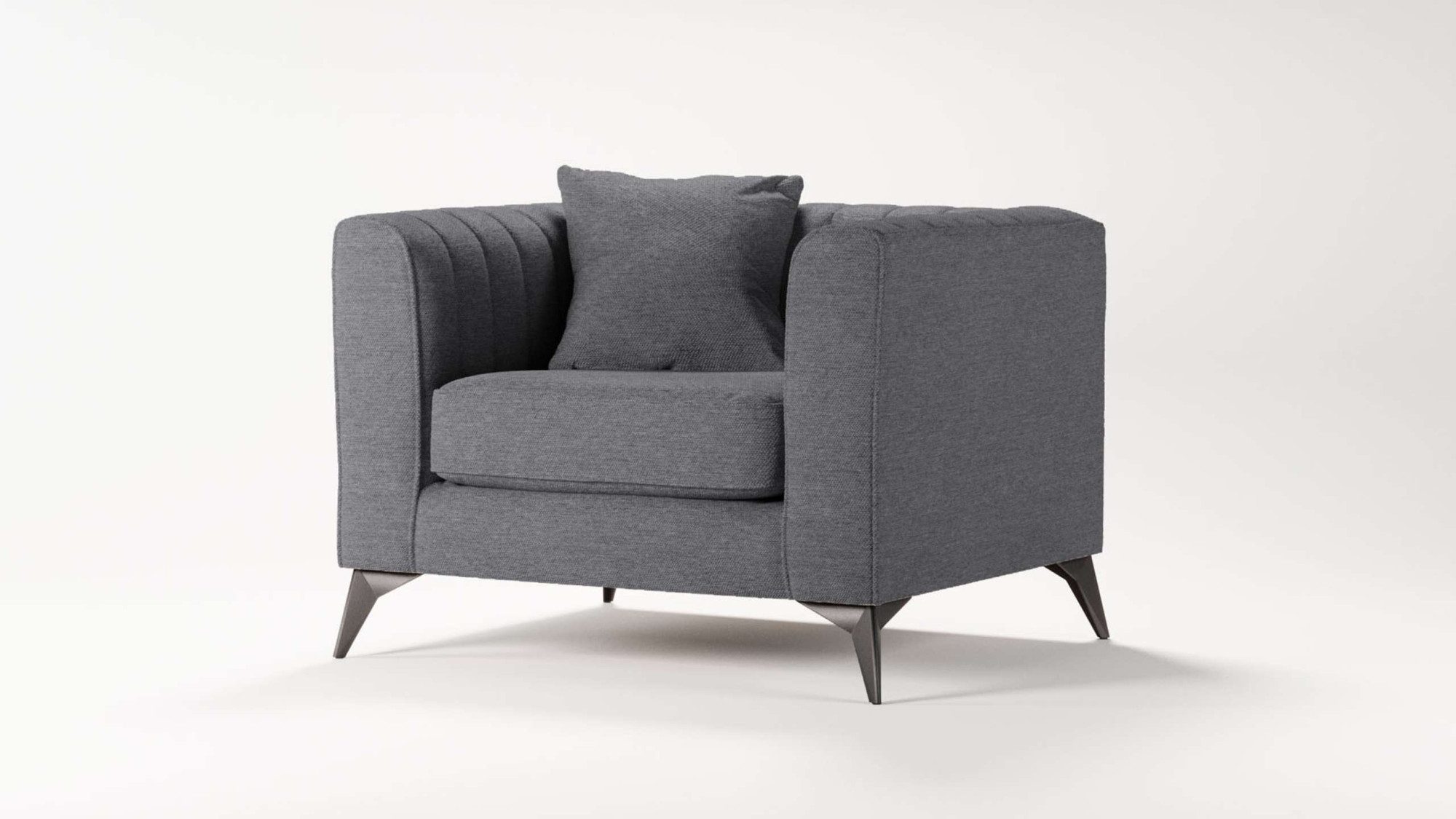 Places of Style Fauteuil MATTHEW loungestoel, afmetingen B/D/H: 99/86/74 cm