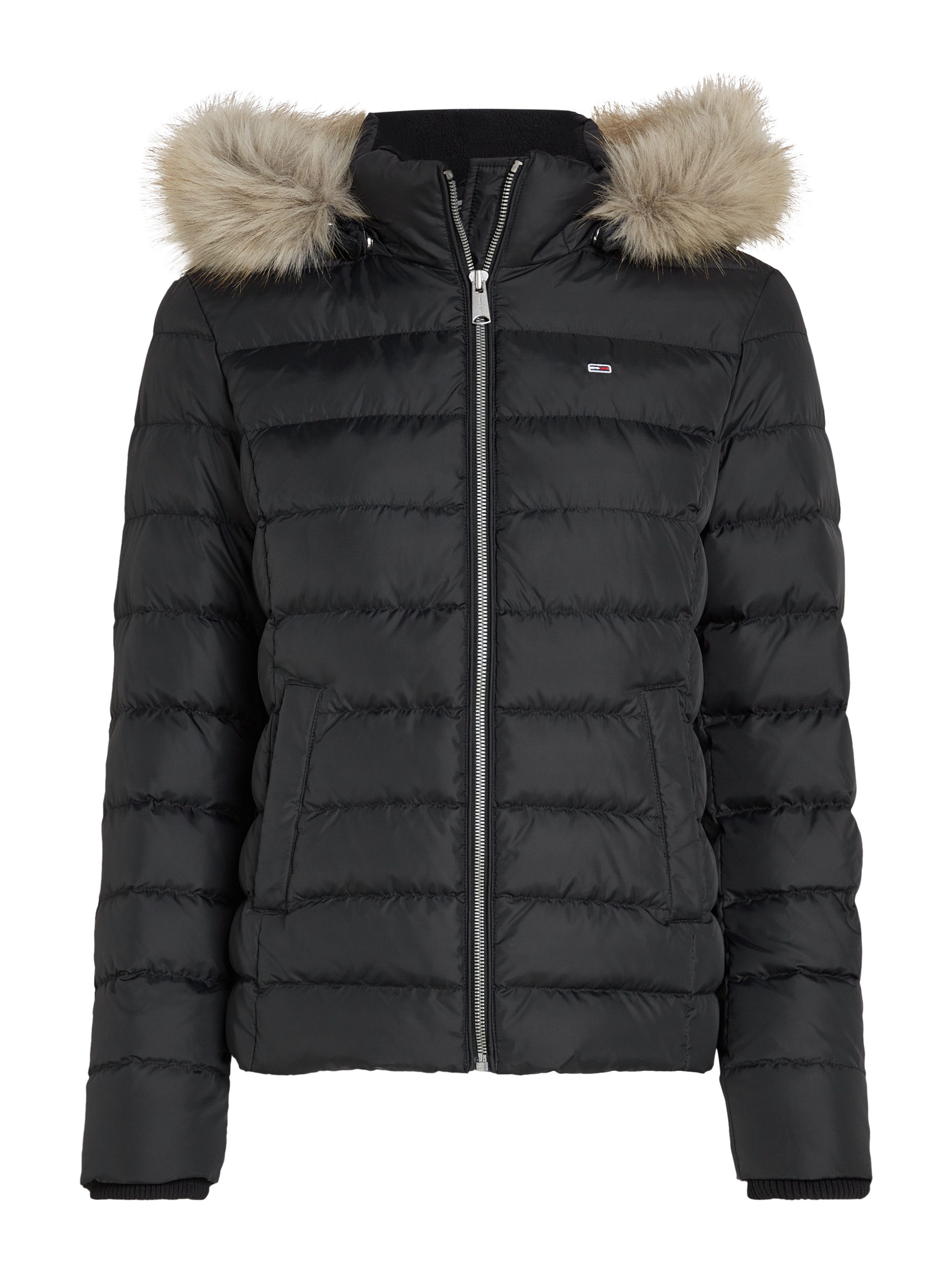 Tommy Jeans Curve Gewatteerde jas TJW BASIC HOODED DOWN JACKET EXT