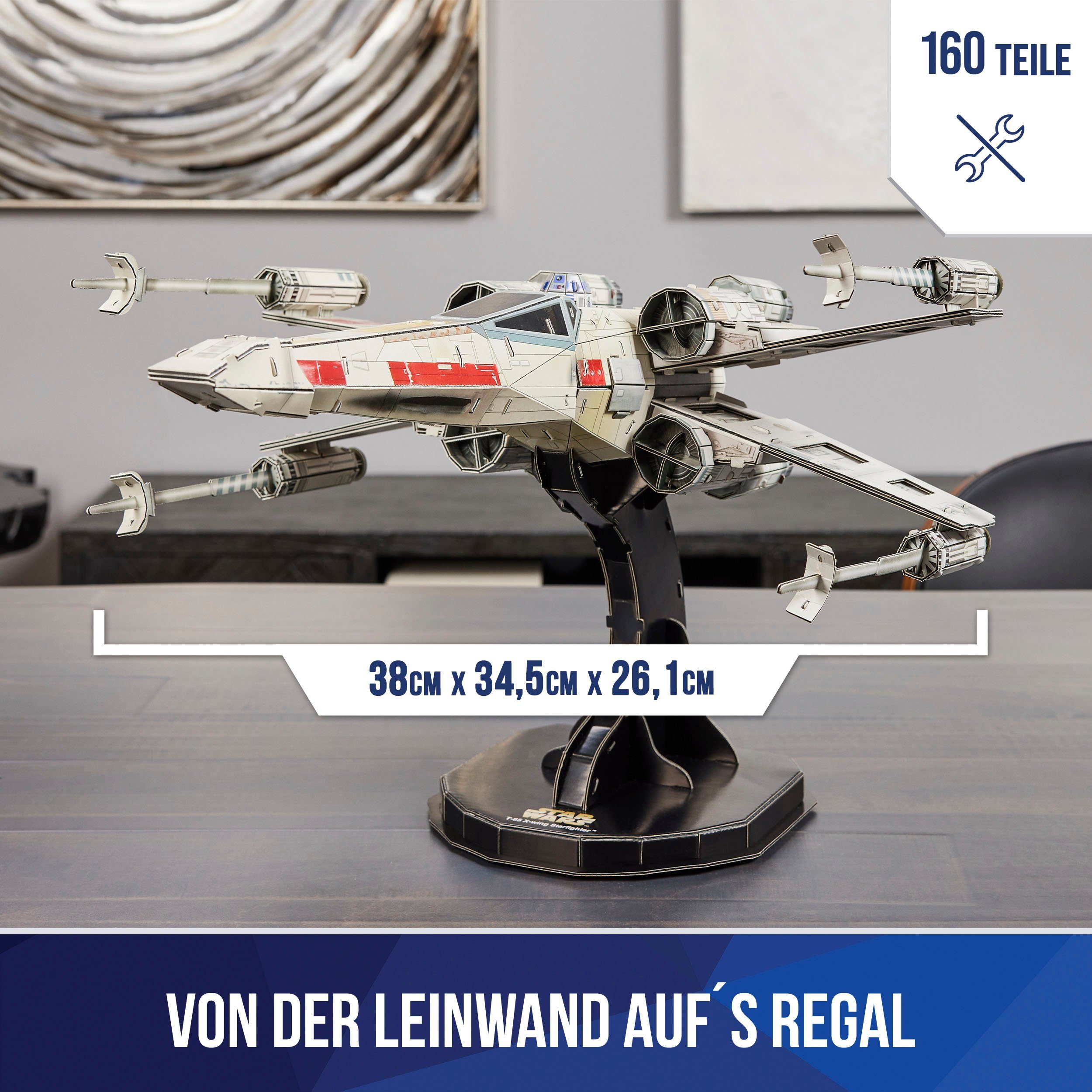 Spin Master 3D-puzzel 4D Build - Star Wars - X-Wing ruimteschip