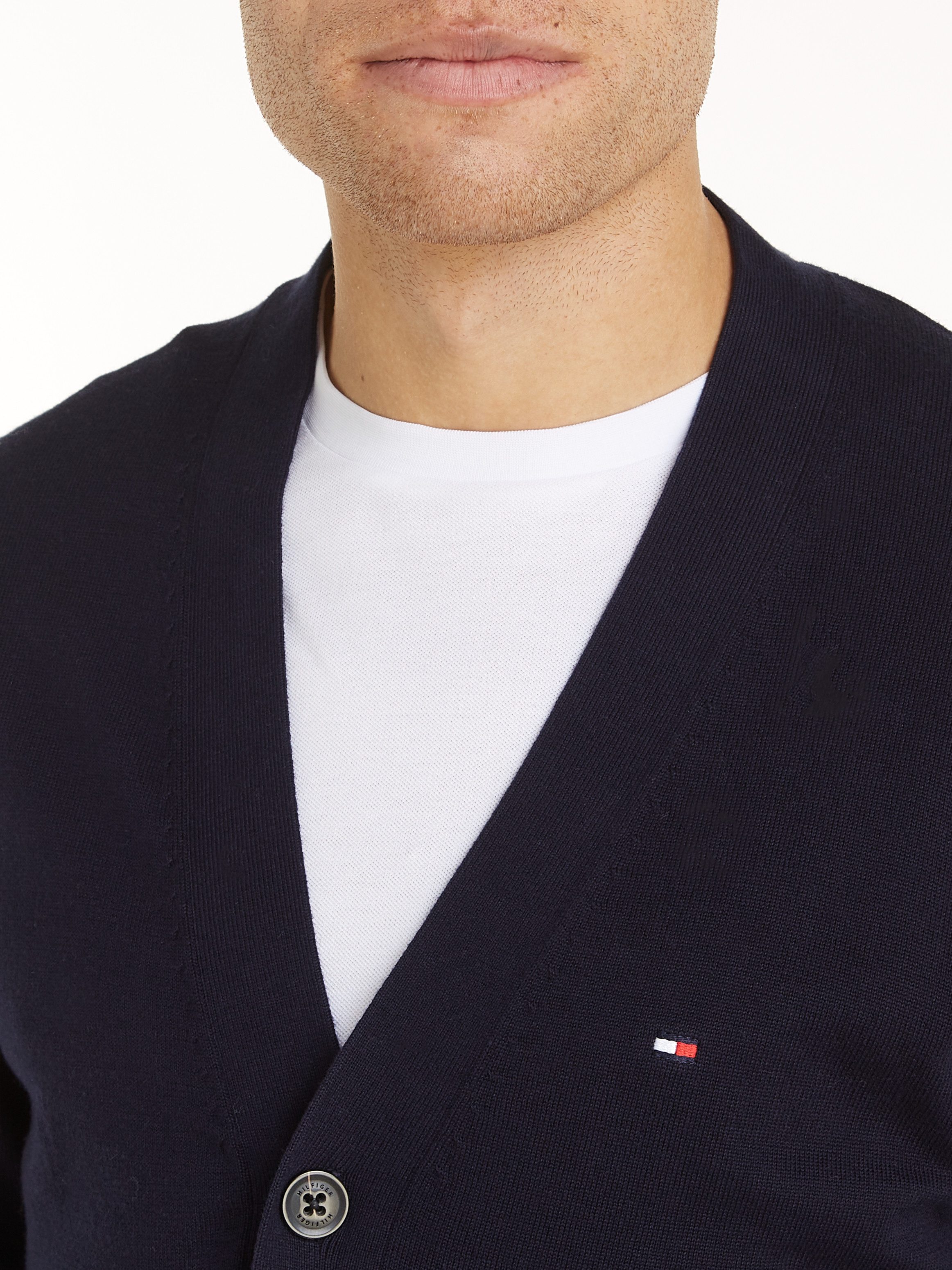 Tommy Hilfiger Vest ESSENTIAL COTTON CARDIGAN