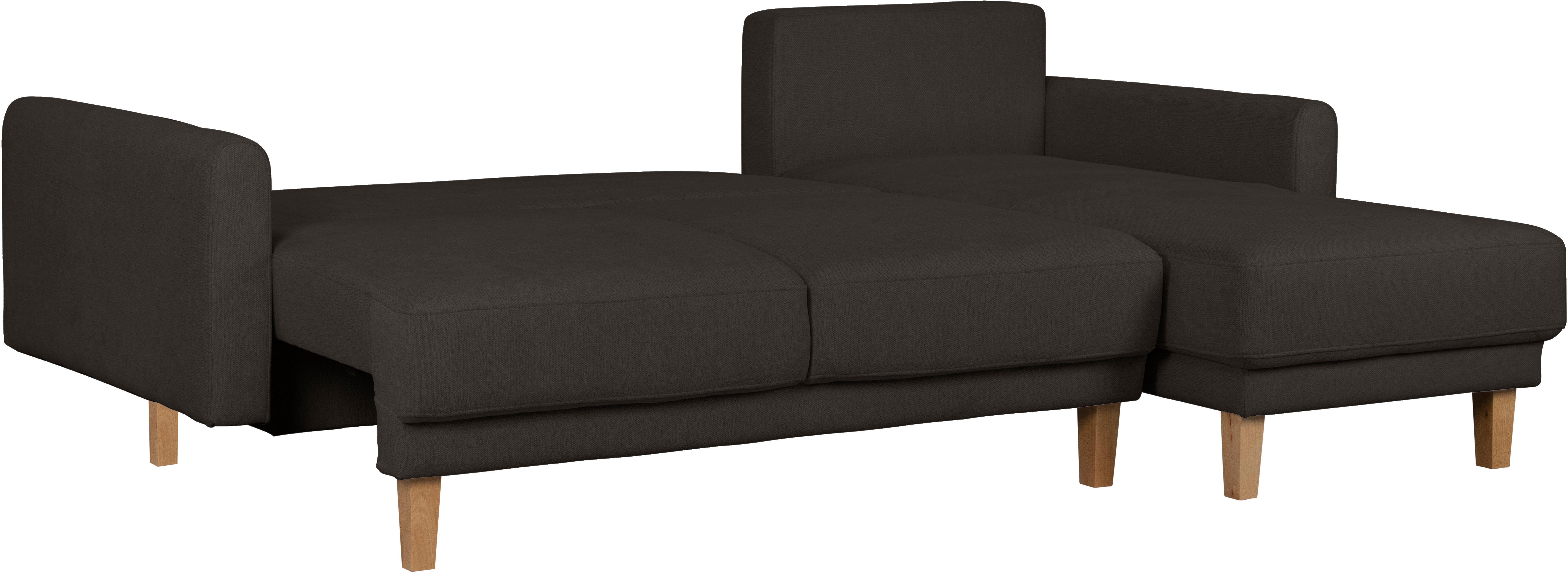 Home affaire Hoekbank TRIPLO optionele slaapbank met bedlade, afmetingen B/D/H: 234/164/89 cm
