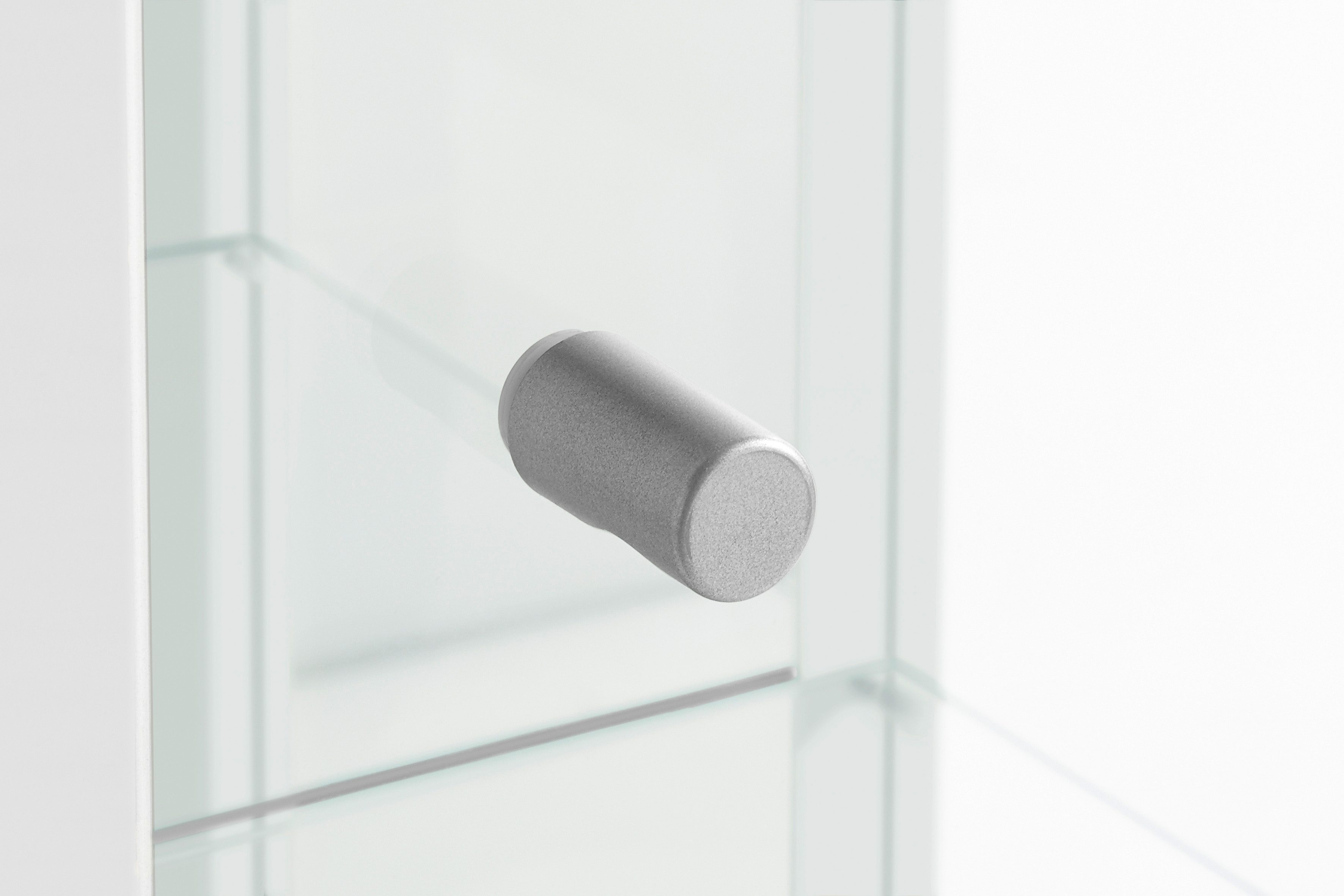 fif möbel Vitrinekast OPTIMA Standvitrine, vitrinekast, glazen vitrine, verzamelvitrine, LED