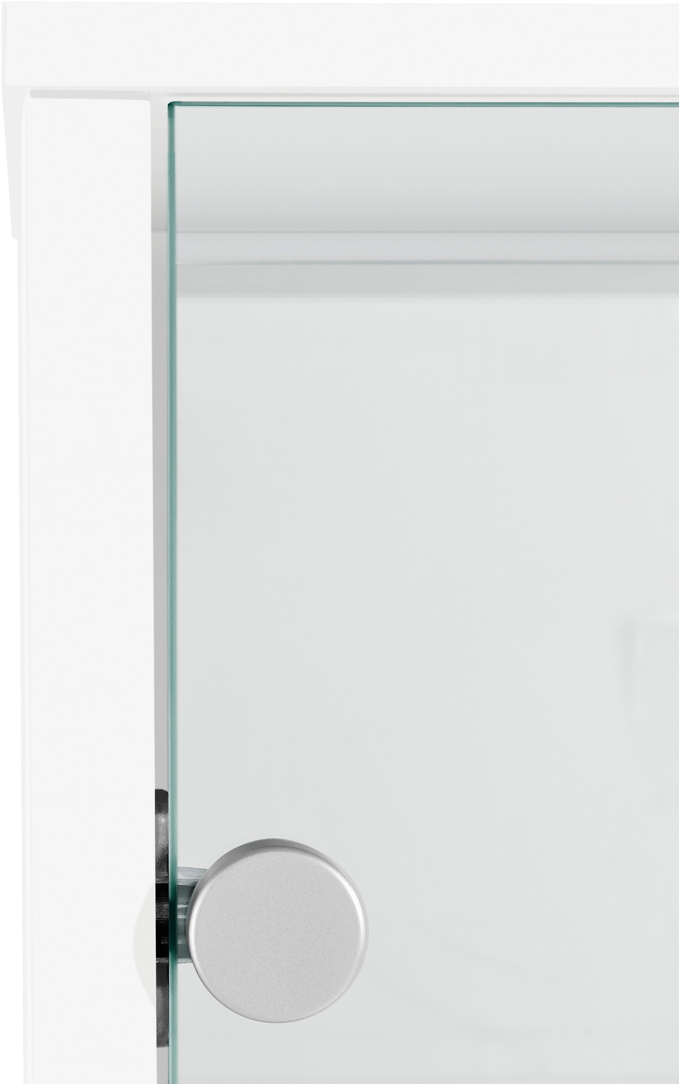 fif möbel Vitrinekast OPTIMA Standvitrine, vitrinekast, glazen vitrine, verzamelvitrine, LED