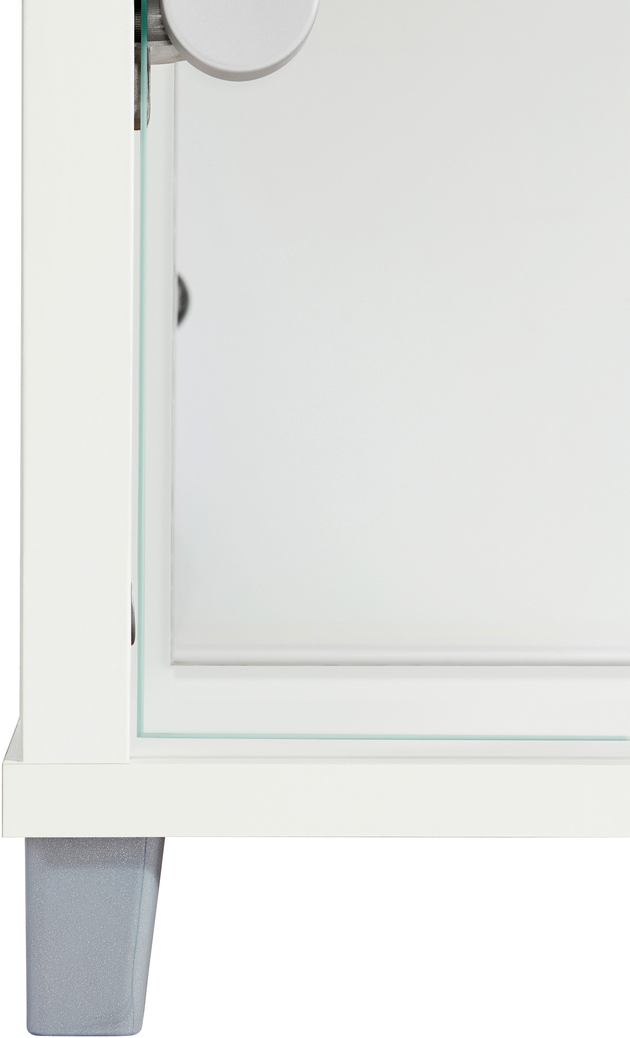 fif möbel Vitrinekast OPTIMA Standvitrine, vitrinekast, glazen vitrine, verzamelvitrine, LED