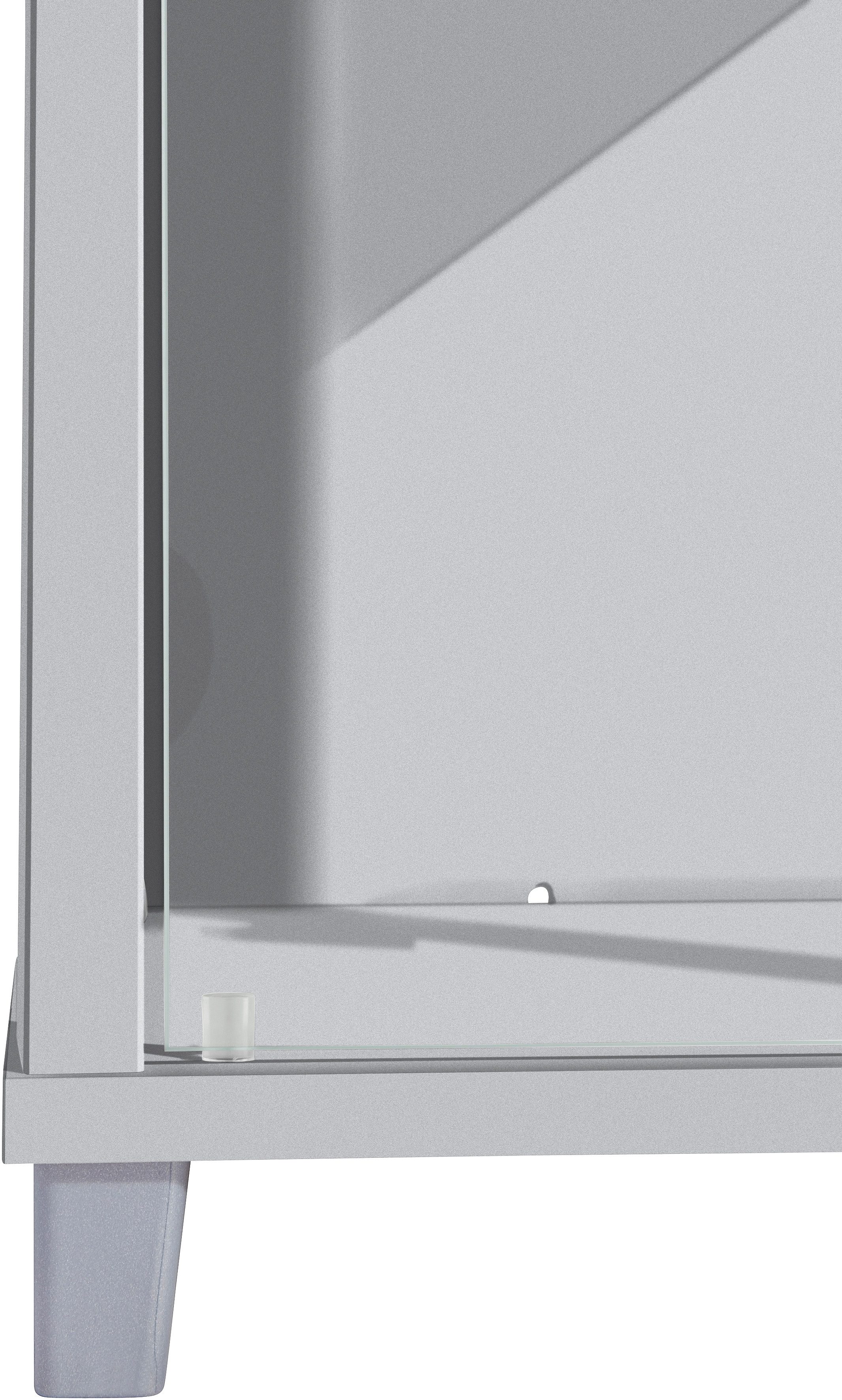 fif möbel Vitrinekast OPTIMA hoogte ca. 172 cm Staande vitrine/Glasvitrine 1x Glazen deur, perfect voor verzamelaars, verzamelvitrine