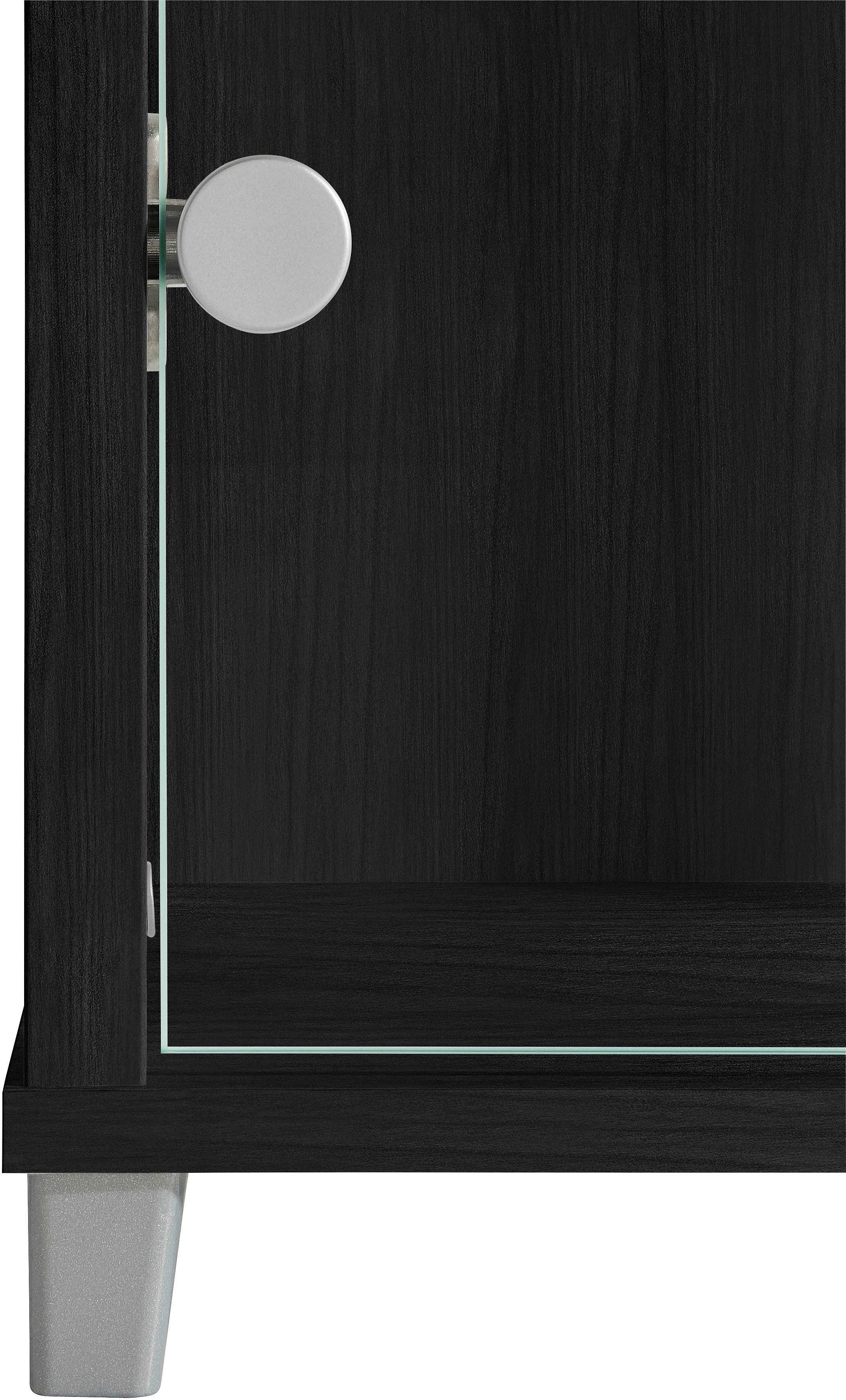fif möbel Vitrinekast OPTIMA Staande vitrine/glasvitrine met 2 glazen deuren, perfect voor verzamelaars, verzamelvitrine