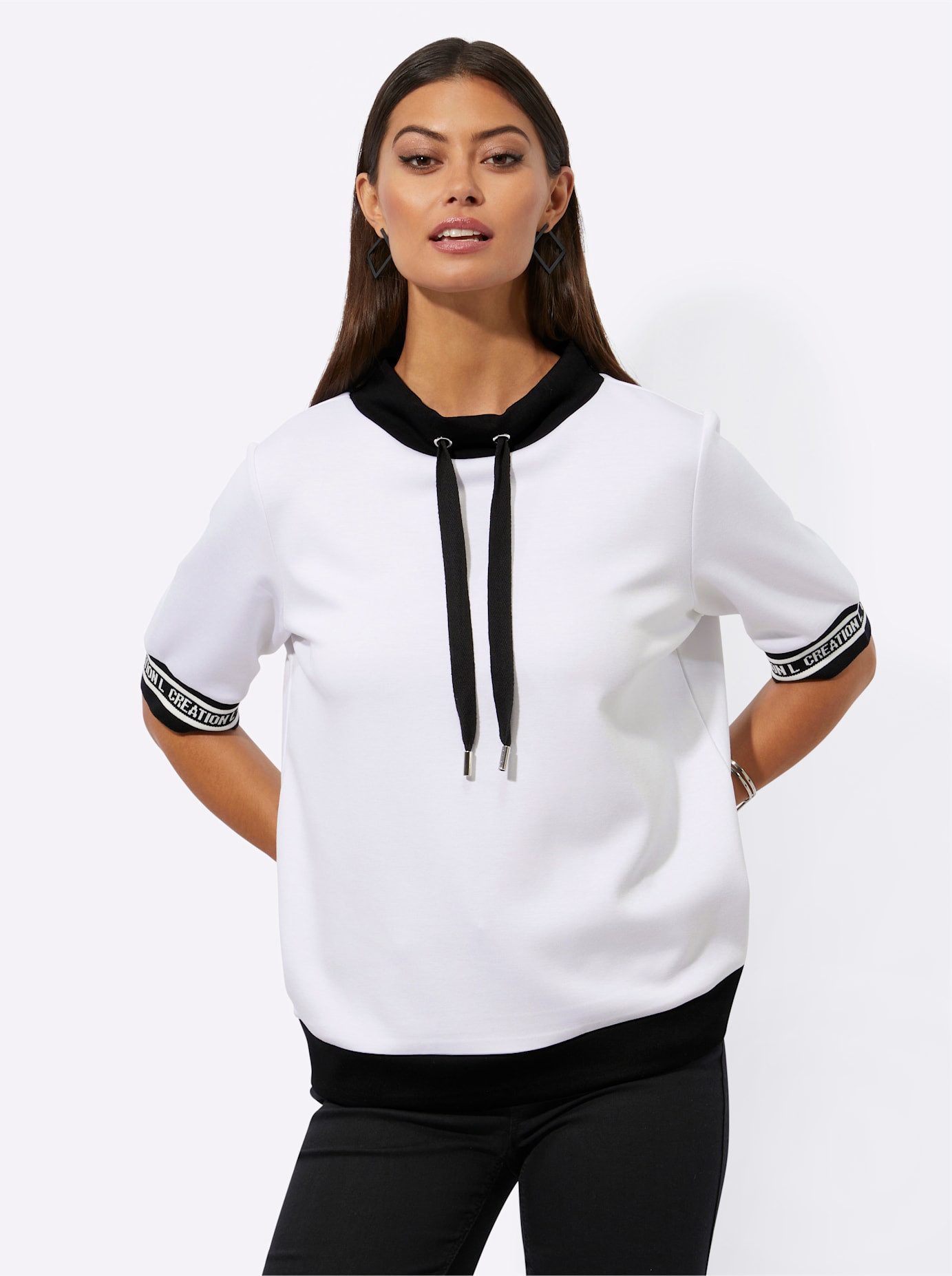 Creation L Shirt met staande kraag Shirt (1-delig)