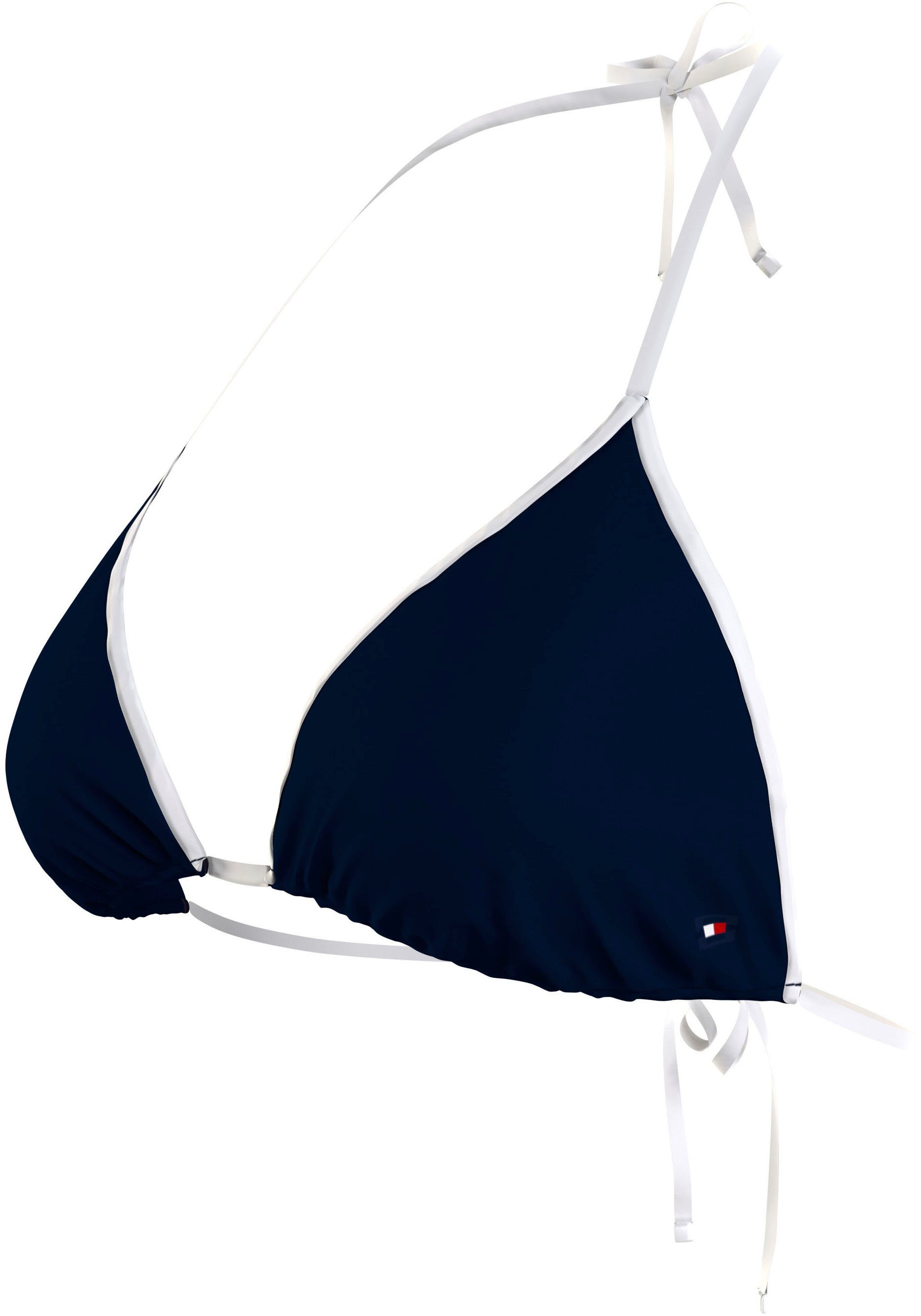 Tommy Hilfiger Swimwear Triangel-bikinitop TRIANGLE RP met contrastkleurige details