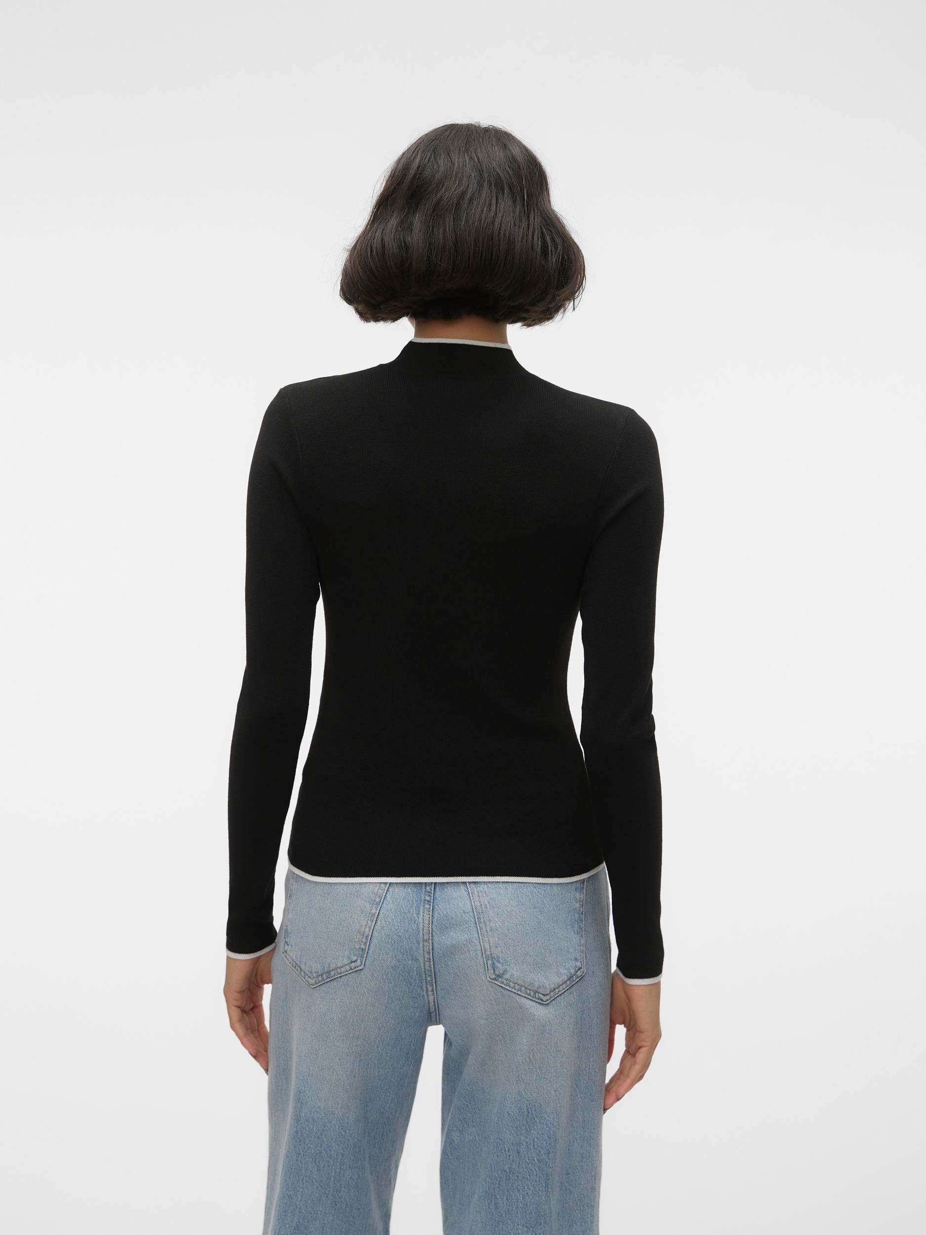 Vero Moda Trui met ronde hals VMFLOUNCY LS HIGHNECK PULLOVER GA