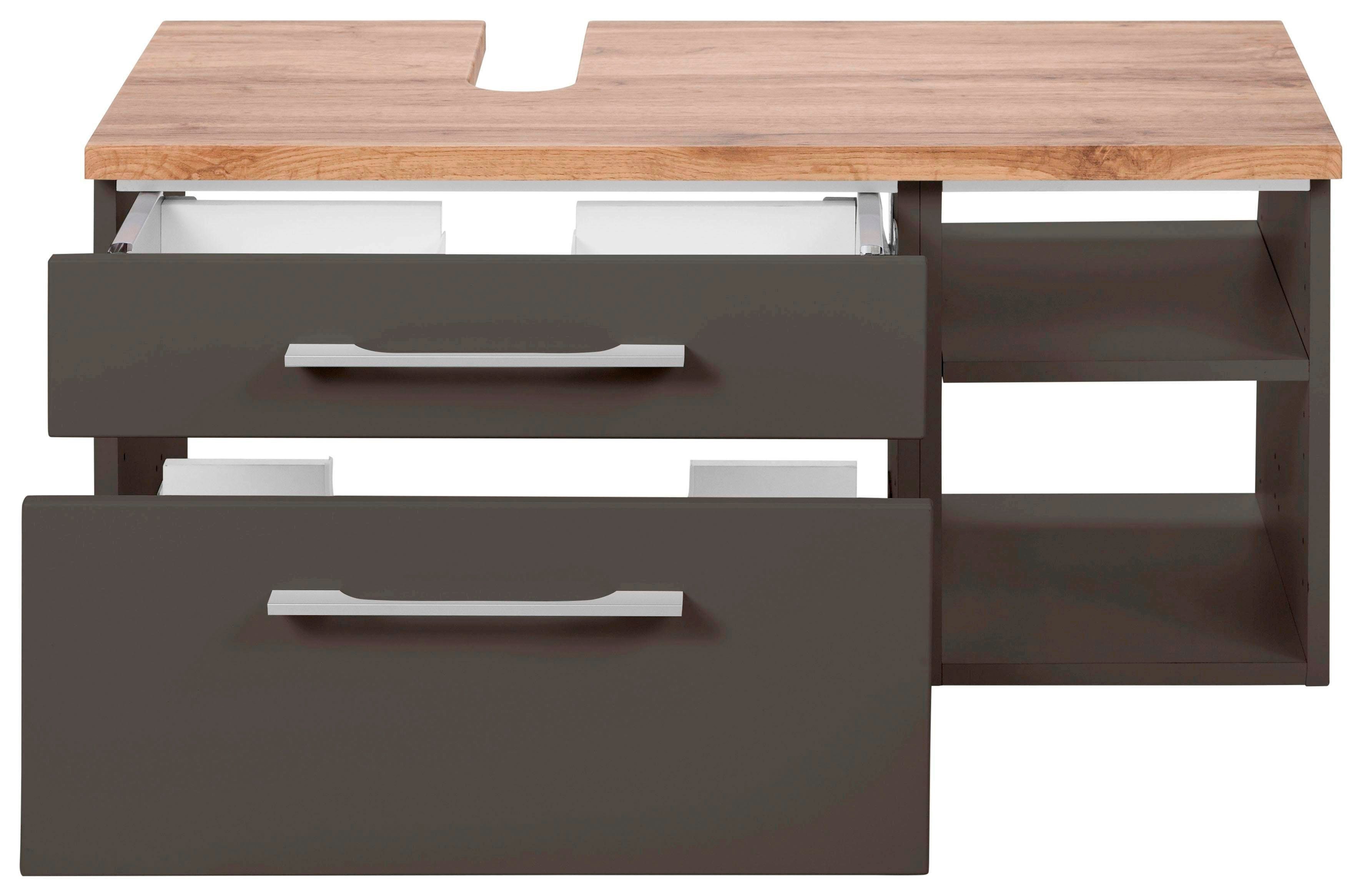 welltime Wastafelonderkast Davos Breedte 90-130 cm