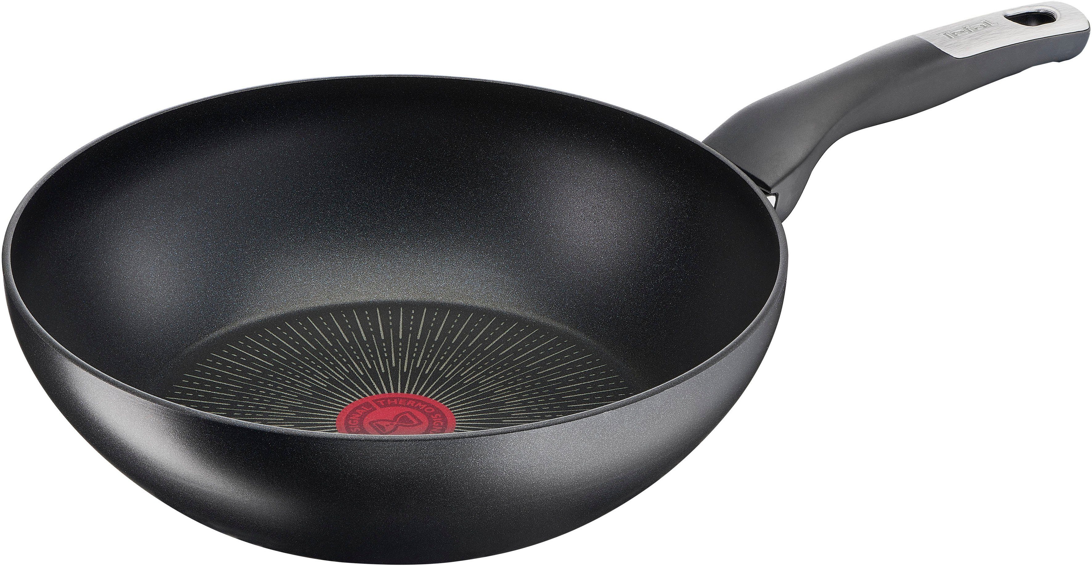 Tefal Wok Unlimited krastbestendig, inductie, temperatuurindicator, made in france, ø 28 cm