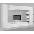 wandmeubel in 4-delige set breedte 274 cm bruin wandmeubel in 4-delige set breedte 274 cm bruin