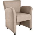 exxpo - sofa fashion fauteuil cortado breedte 66 cm beige