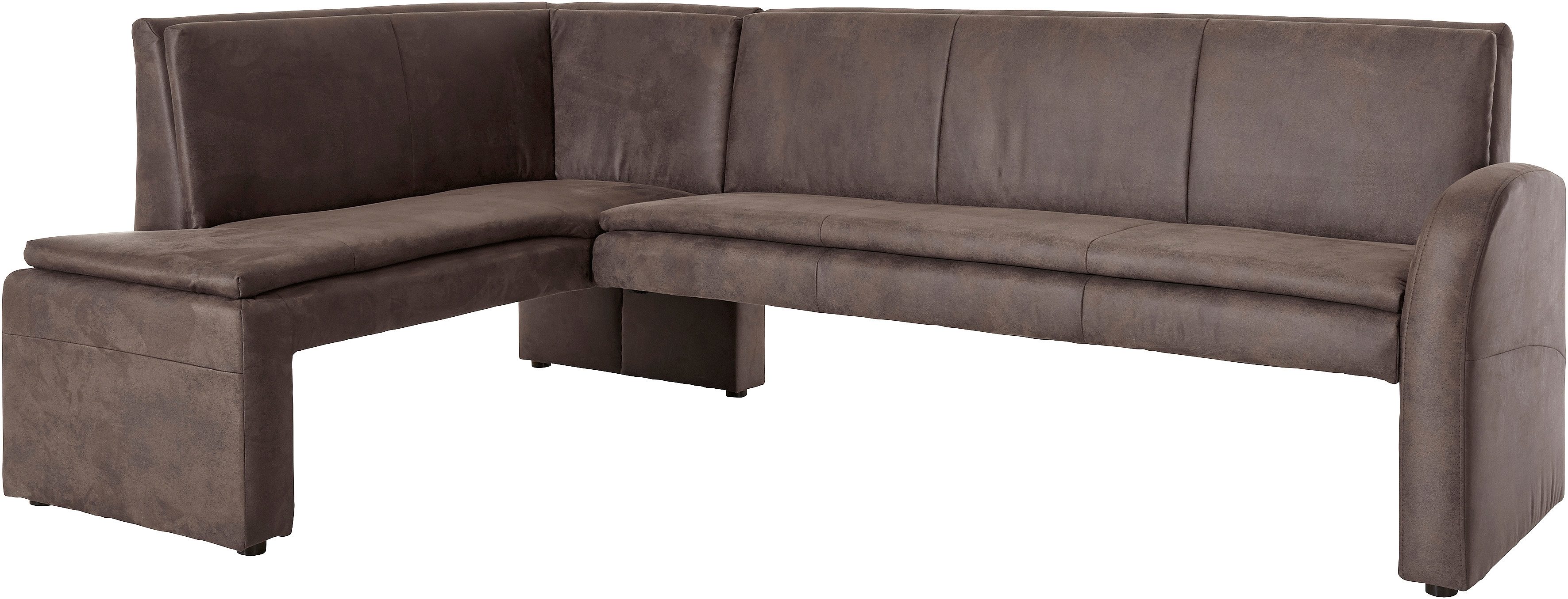 exxpo - sofa fashion Hoekbank Cortado, elegant en modern met hoog zitcomfort hoge bodemvrijheid, mooie detailverwerking, optioneel leren bekleding