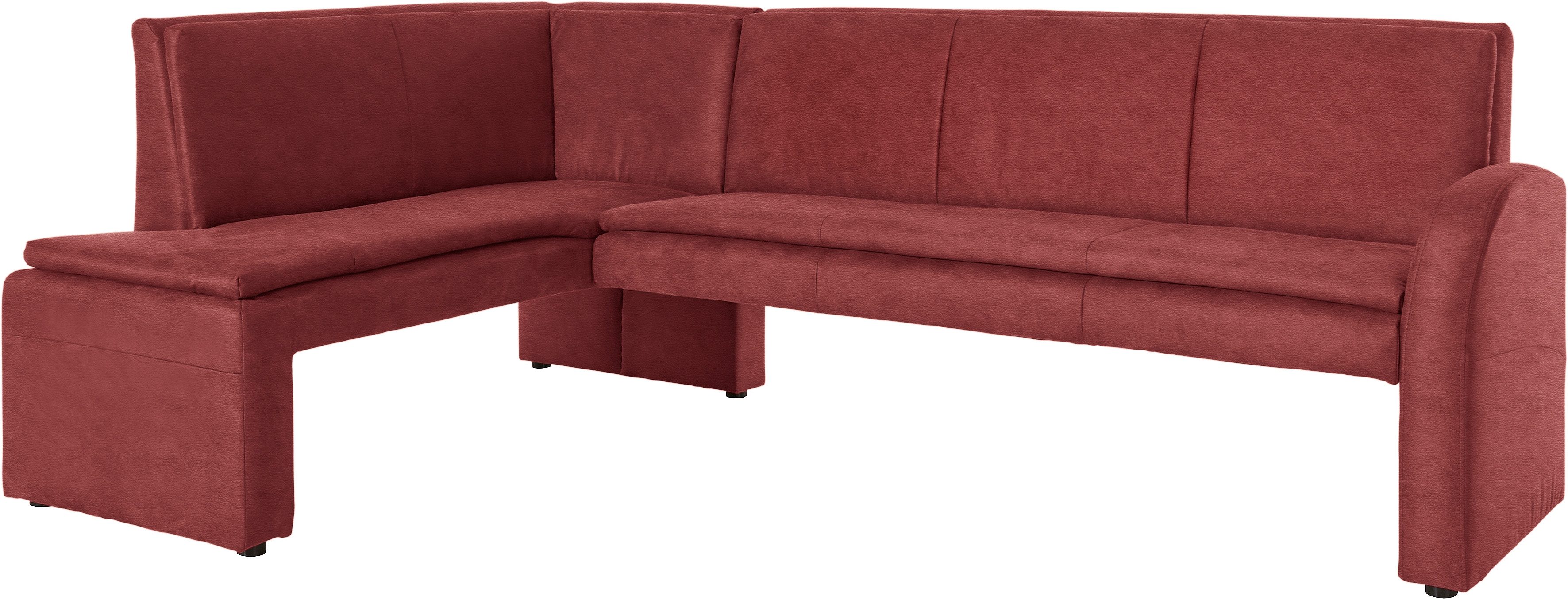 Exxpo - sofa fashion Hoekbank Cortado, elegant en modern met hoog zitcomfort hoge bodemvrijheid, mooie detailverwerking, optioneel leren bekleding