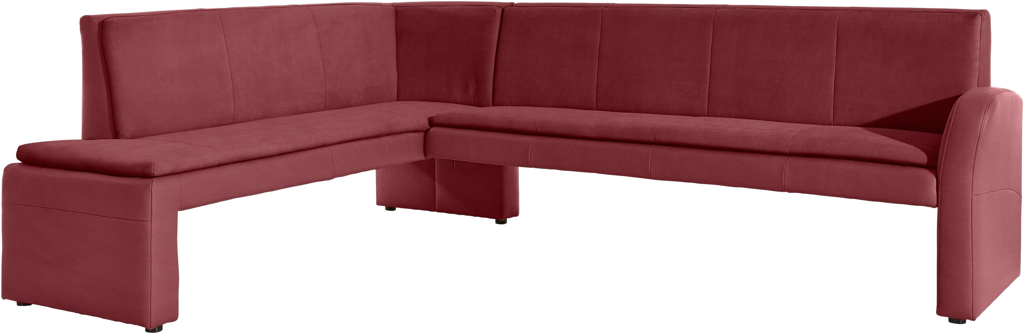 Exxpo - sofa fashion Hoekbank Cortado, elegant en modern met hoog zitcomfort hoge bodemvrijheid, mooie detailverwerking, optioneel leren bekleding