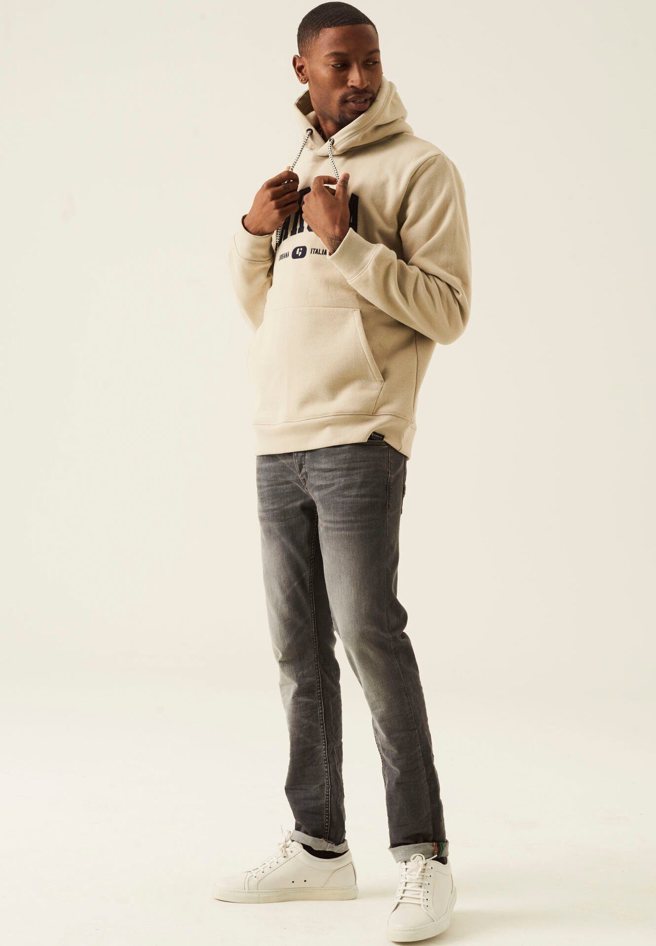 Garcia Hoodie Sweatshirt GARCIA heren sweaters maat S bruin