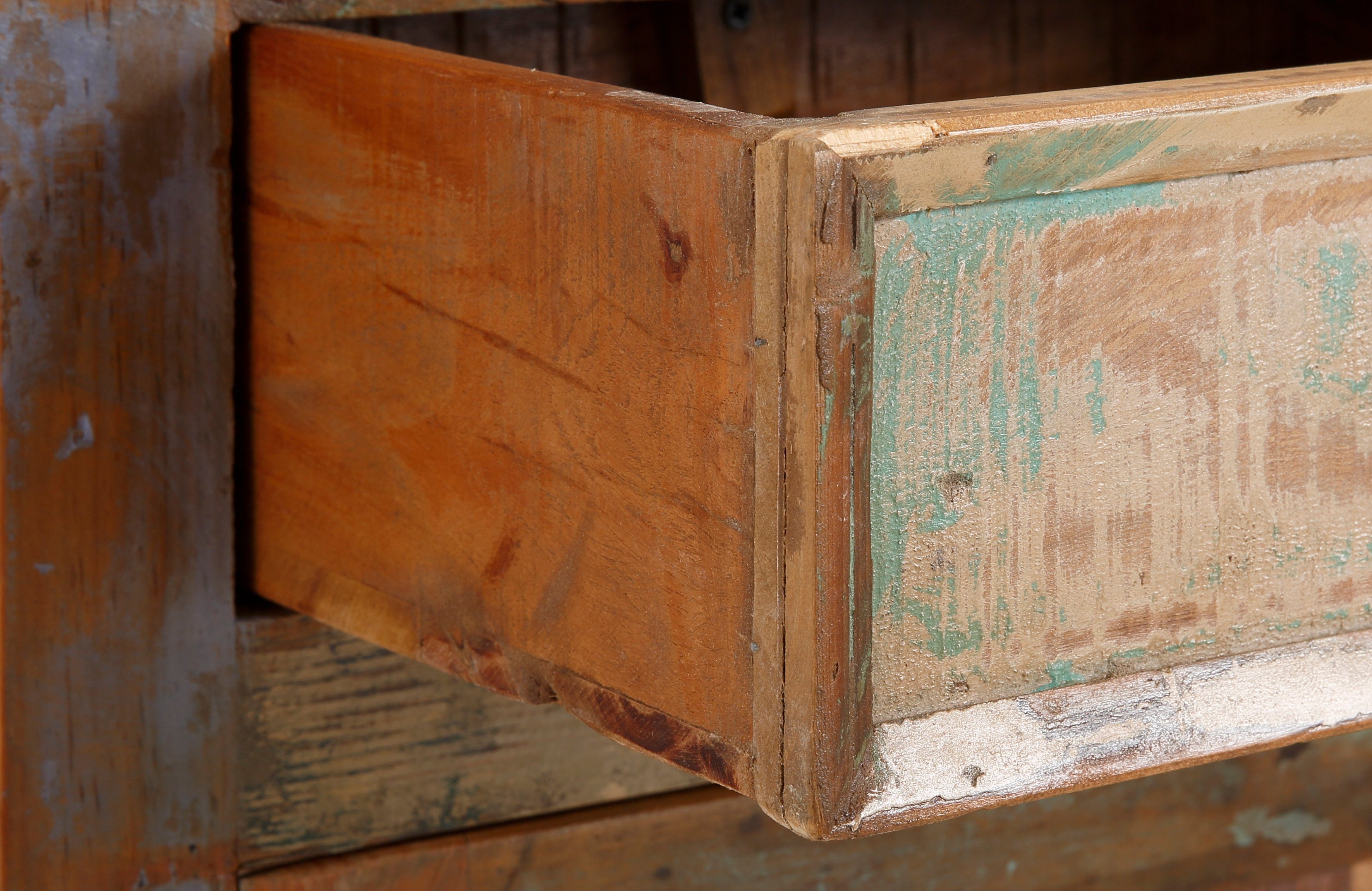SIT Dressoir Riverboat van gerecycled gebruikt hout, breedte 40 cm, shabby chic, vintage