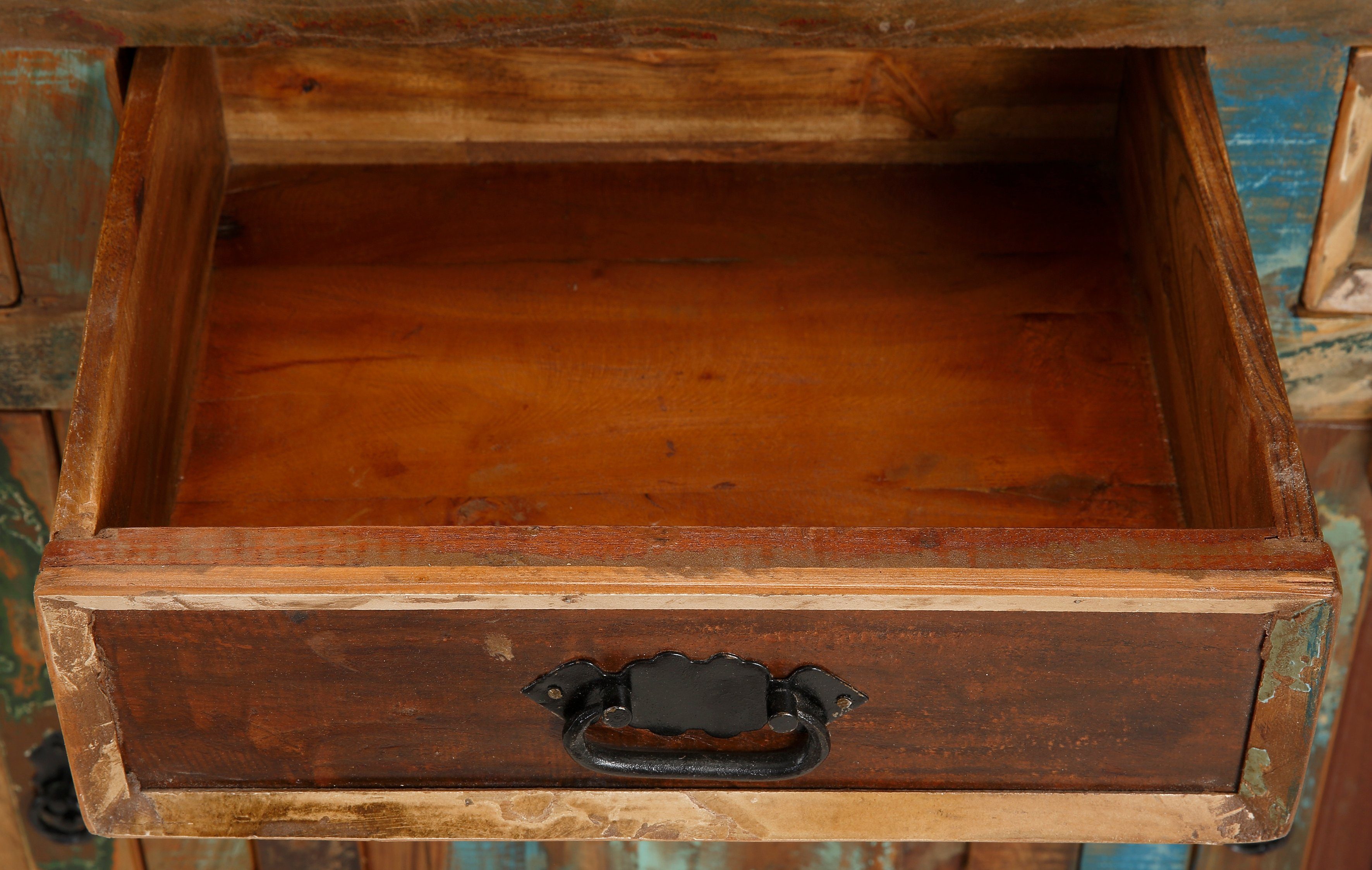 SIT Dressoir Riverboat van gerecycled gebruikt hout, breedte 40 cm, shabby chic, vintage