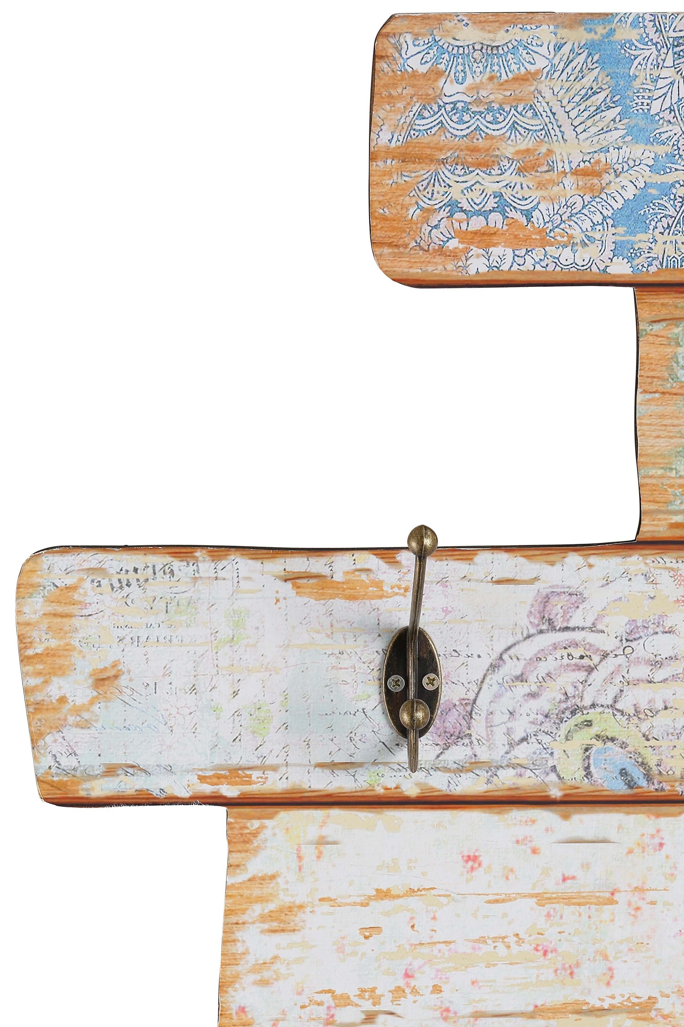 Home affaire Kapstok EMMA Kapstok met kapstokhaken, pastelkleuren, Shabby look