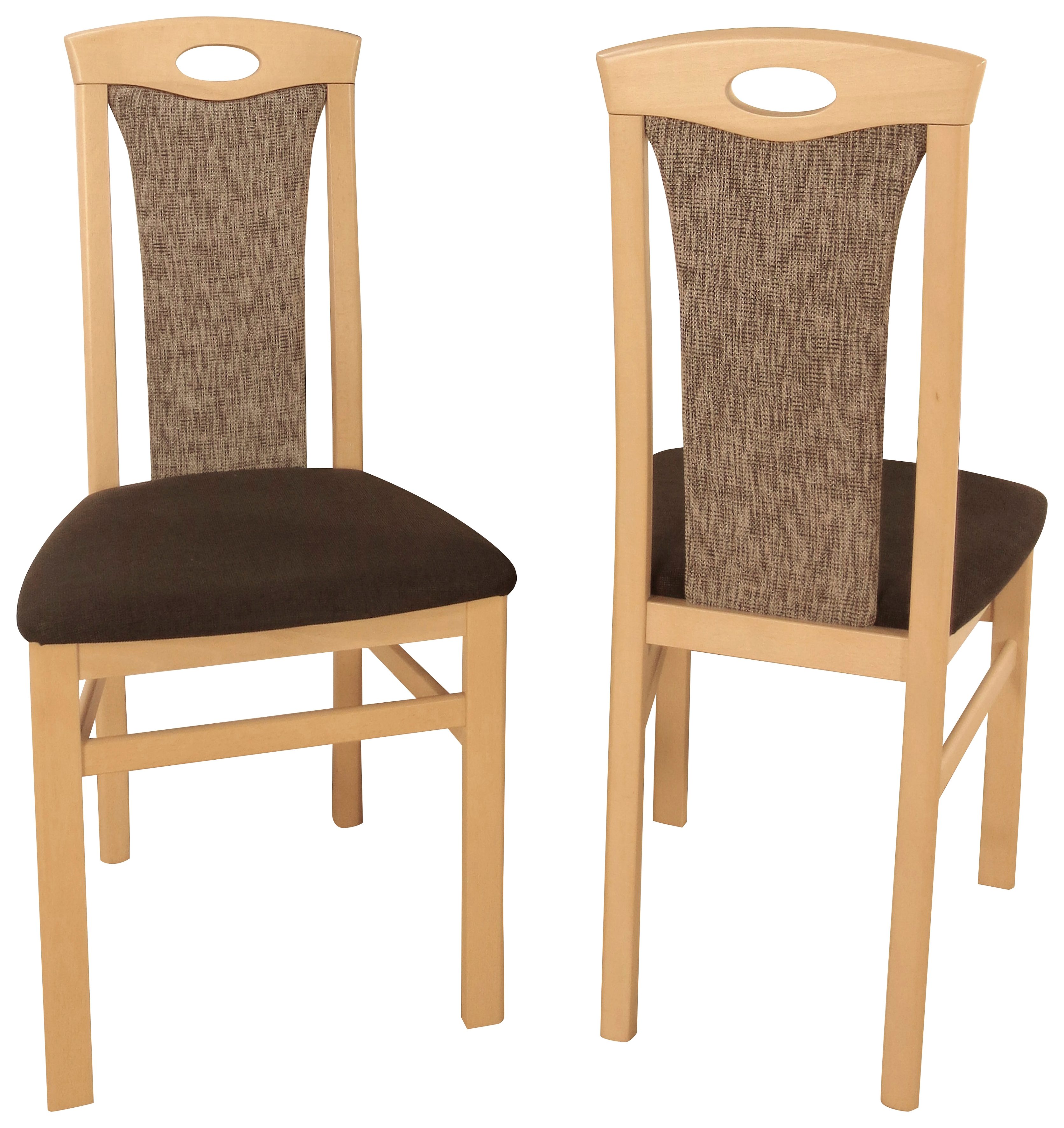 Home affaire Stoel met 4 poten Kasia (set, 2 stuks)