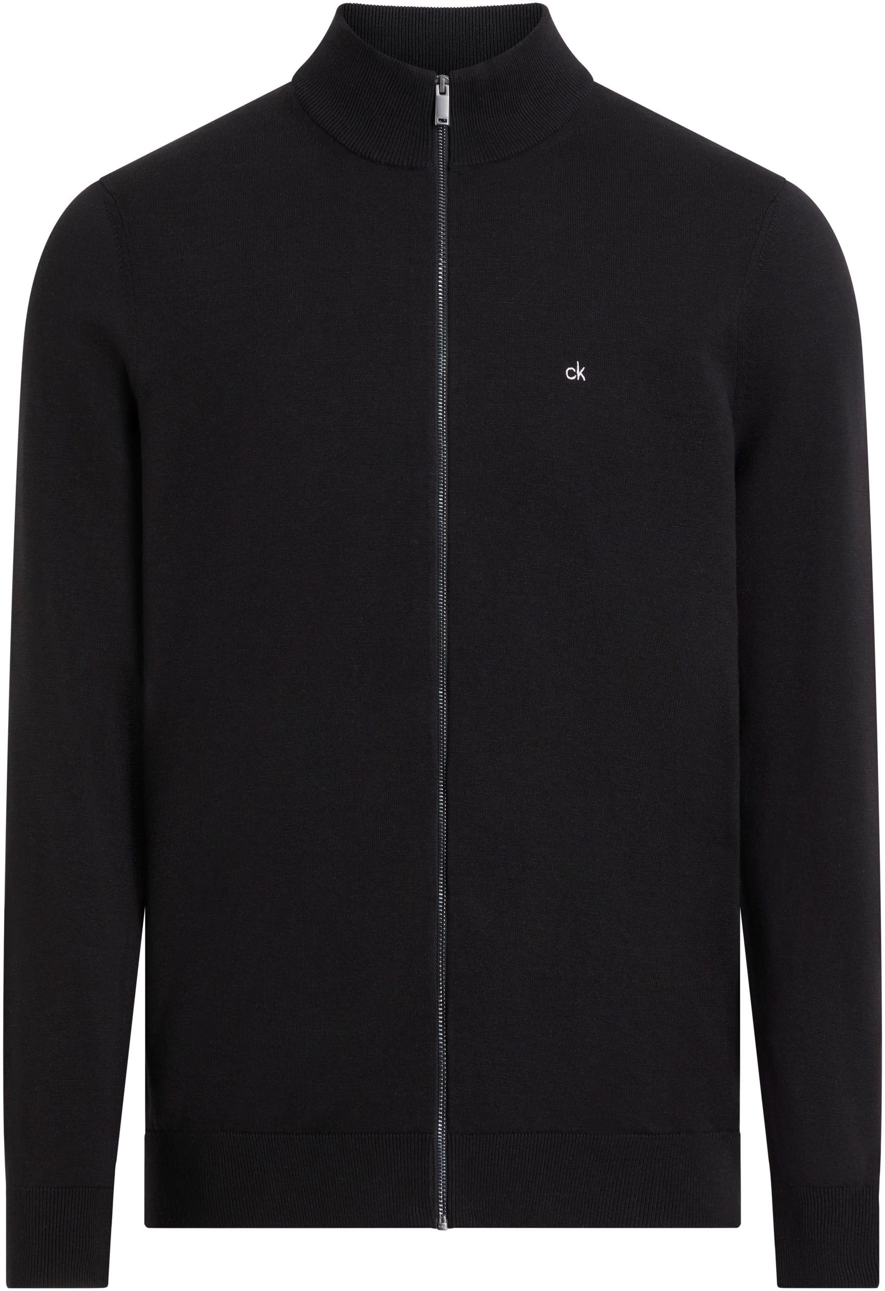 Calvin Klein Sweatshirt BT_COTTON SILK BLEND ZIP JACKET