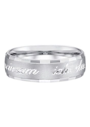 Firetti Trouwring Sieraad cadeau huwelijksring trouwring "ik.jij.wij..." Made in Germany - optioneel met of zonder zirkonia (synth.) unisex ringen