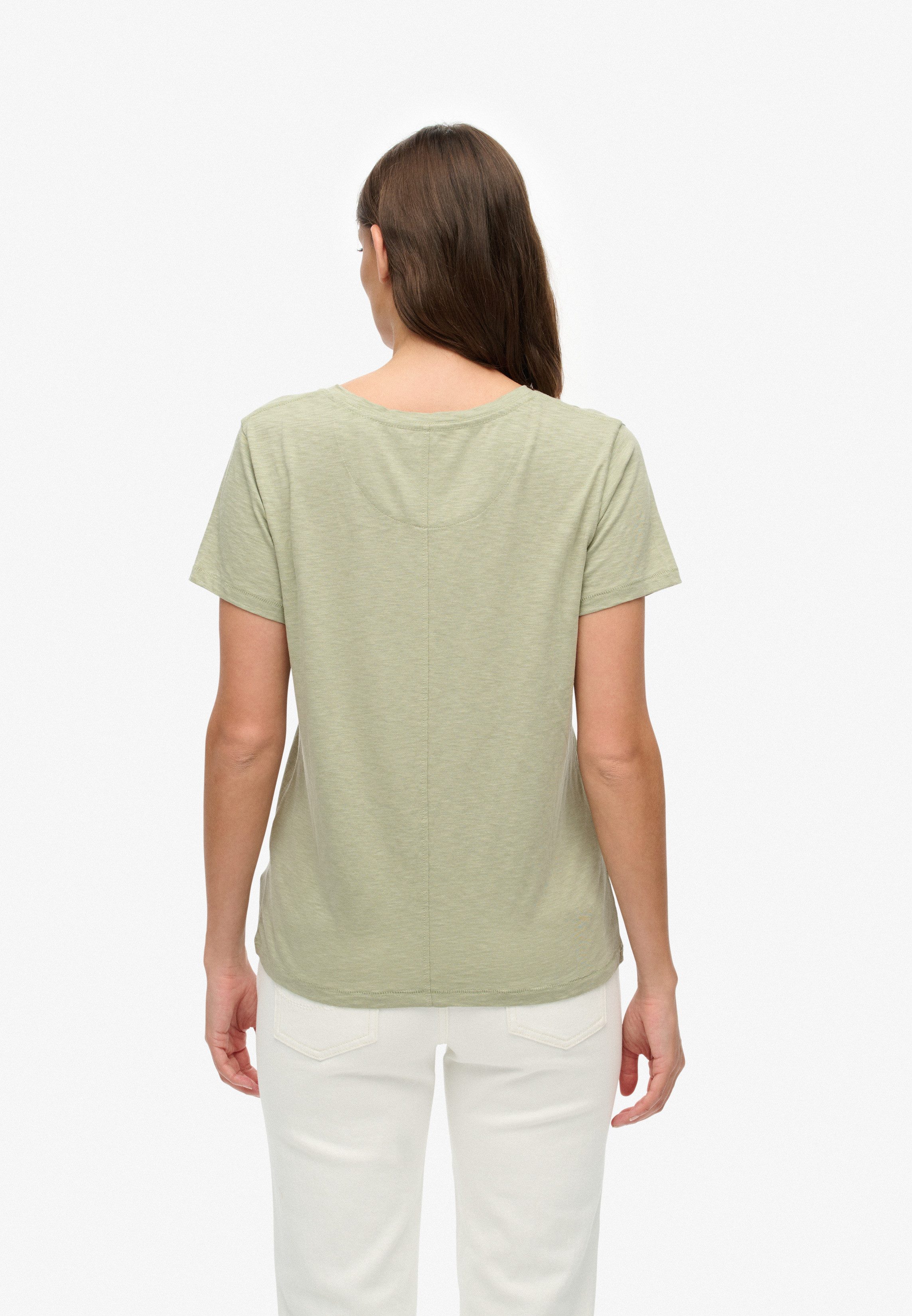 Superdry T-shirt STUDIOS SLUB EMB VEE TEE