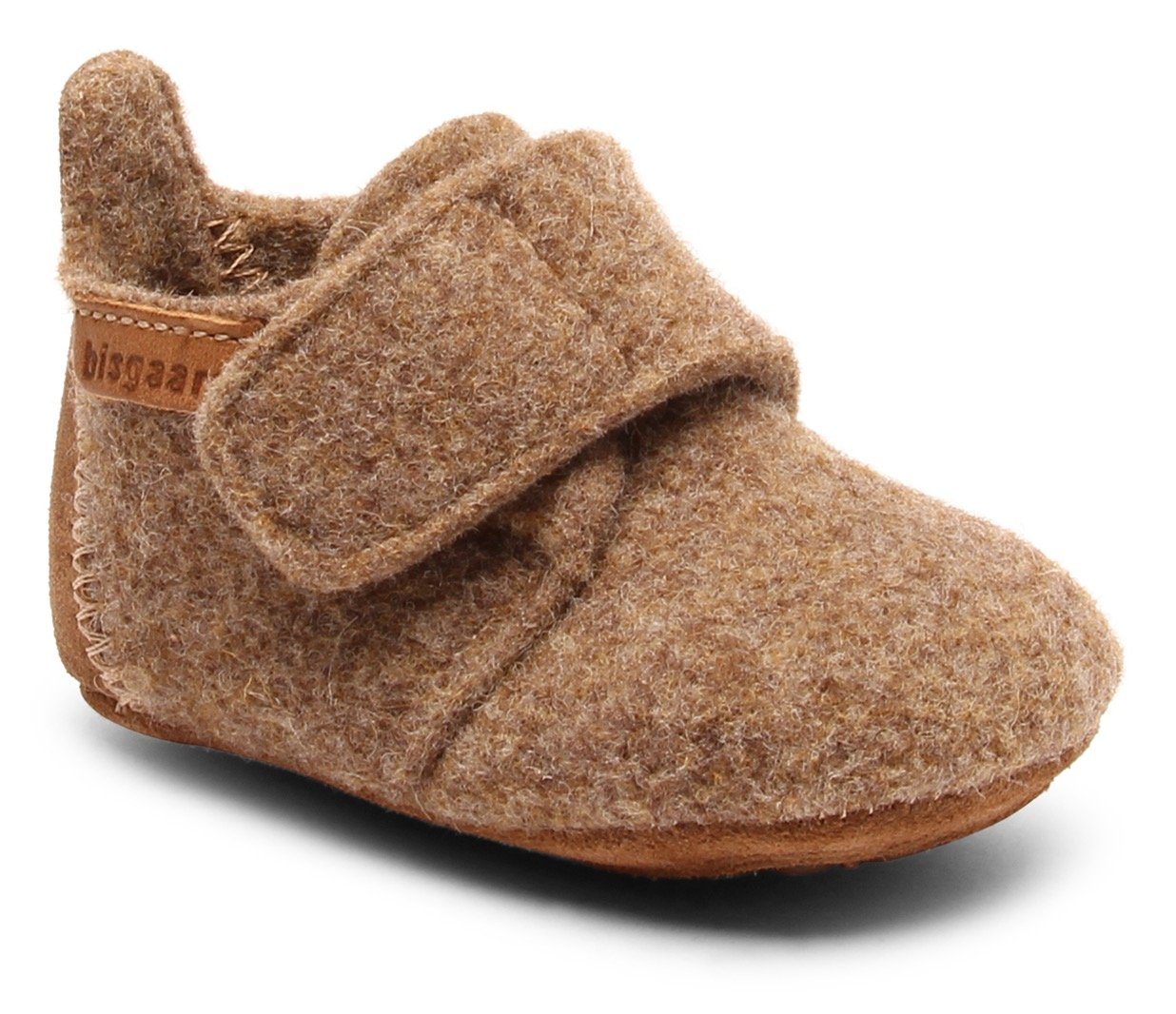 Bisgaard Pantoffels Bisgaard Baby Wool Wagen schoen, babyschoen, instapschoen met...