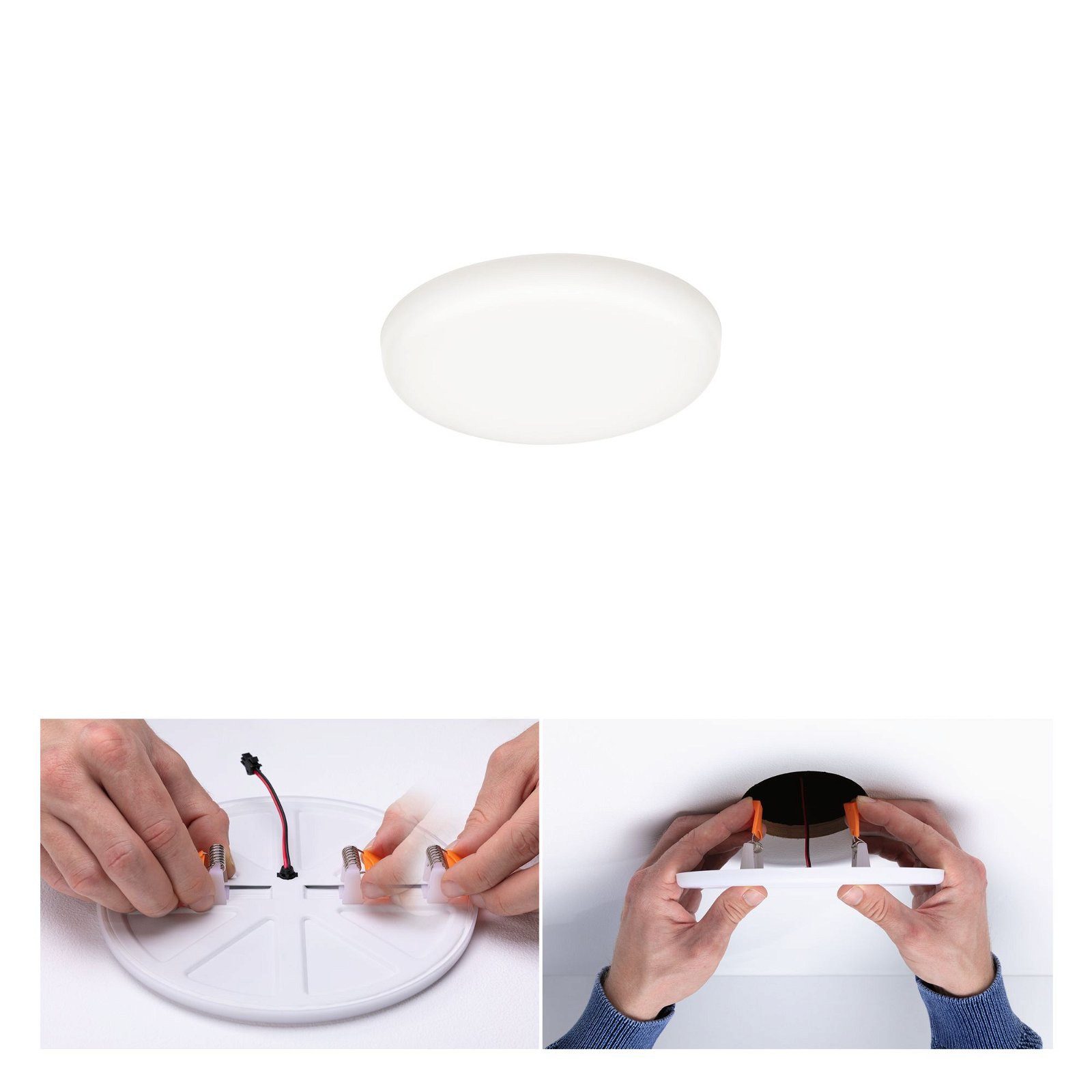 Paulmann Ledinbouwlamp VariFit Veluna IP44 rond 75mm 4,5W 400lm 4000K Satin (1 stuk)