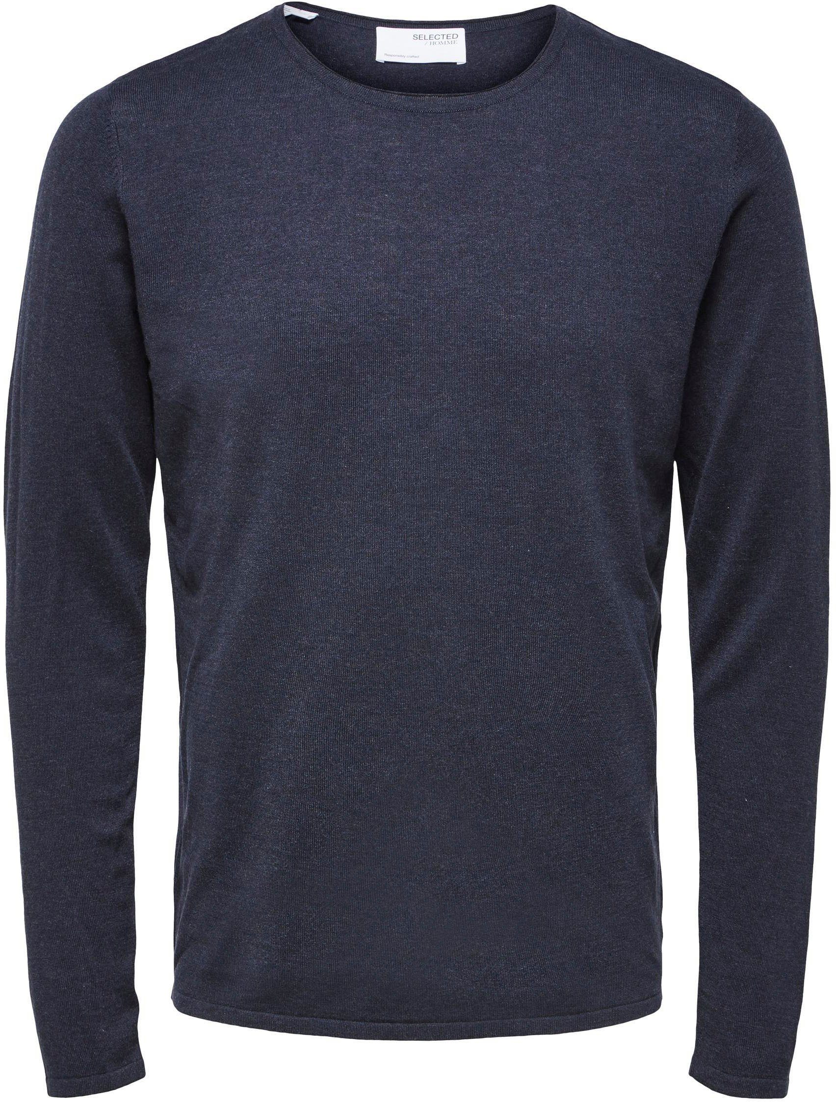 SELECTED HOMME Trui met ronde hals ROME KNIT