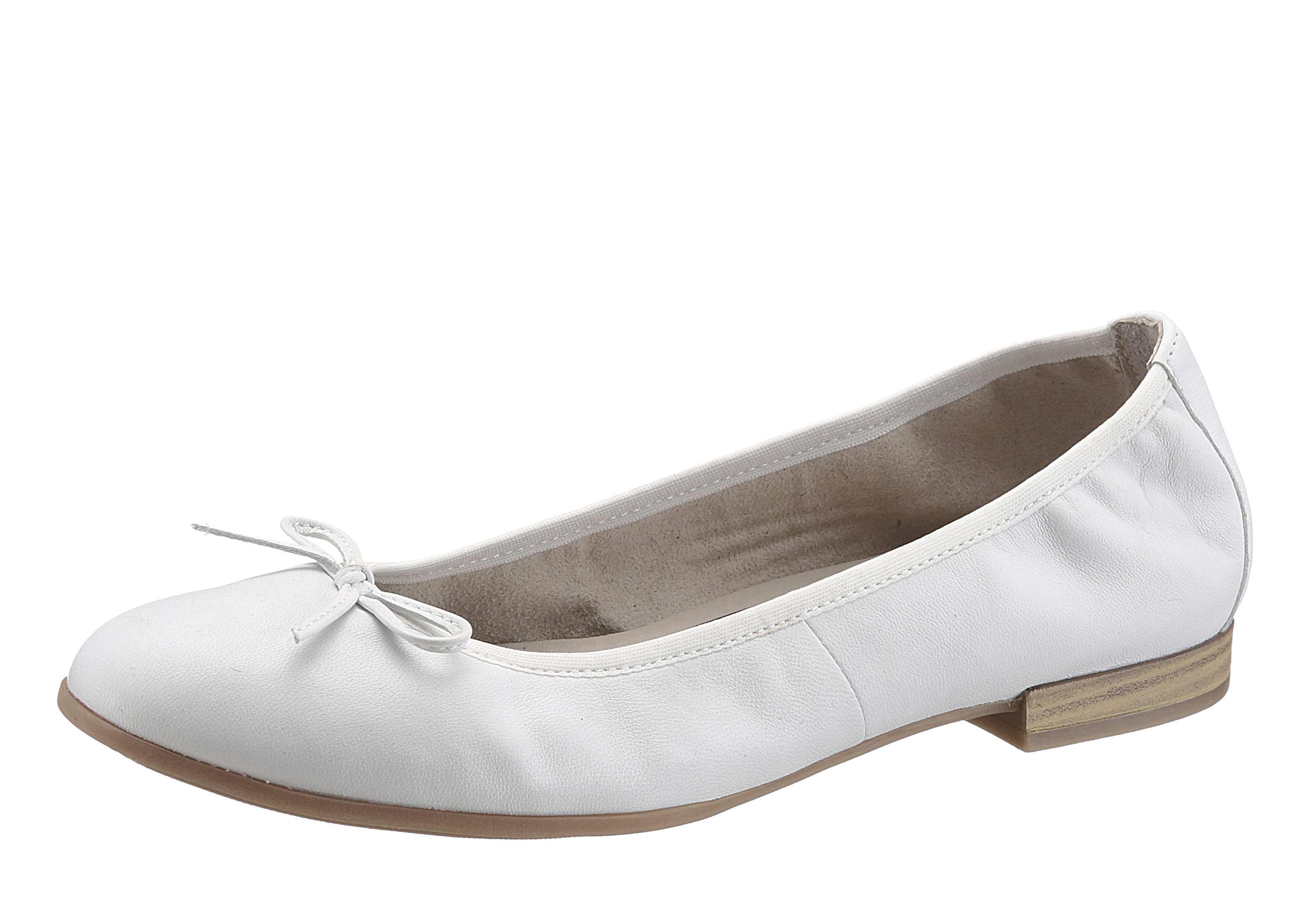 Tamaris Ballerina's Flats, slipper, businessschoen met decoratieve strik