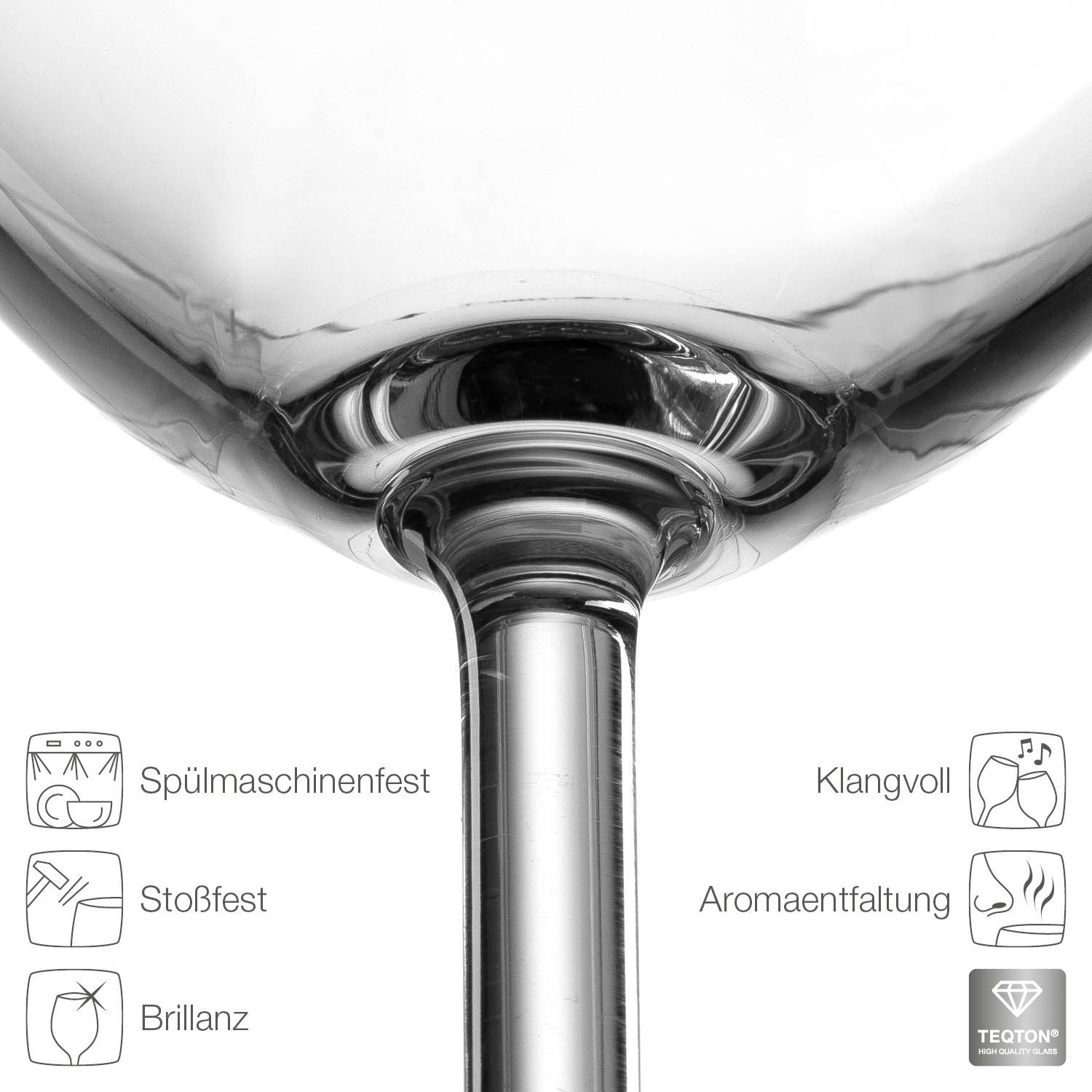LEONARDO Rodewijnglas Daily (bordeaux) 640 ml(set, 6-delig)