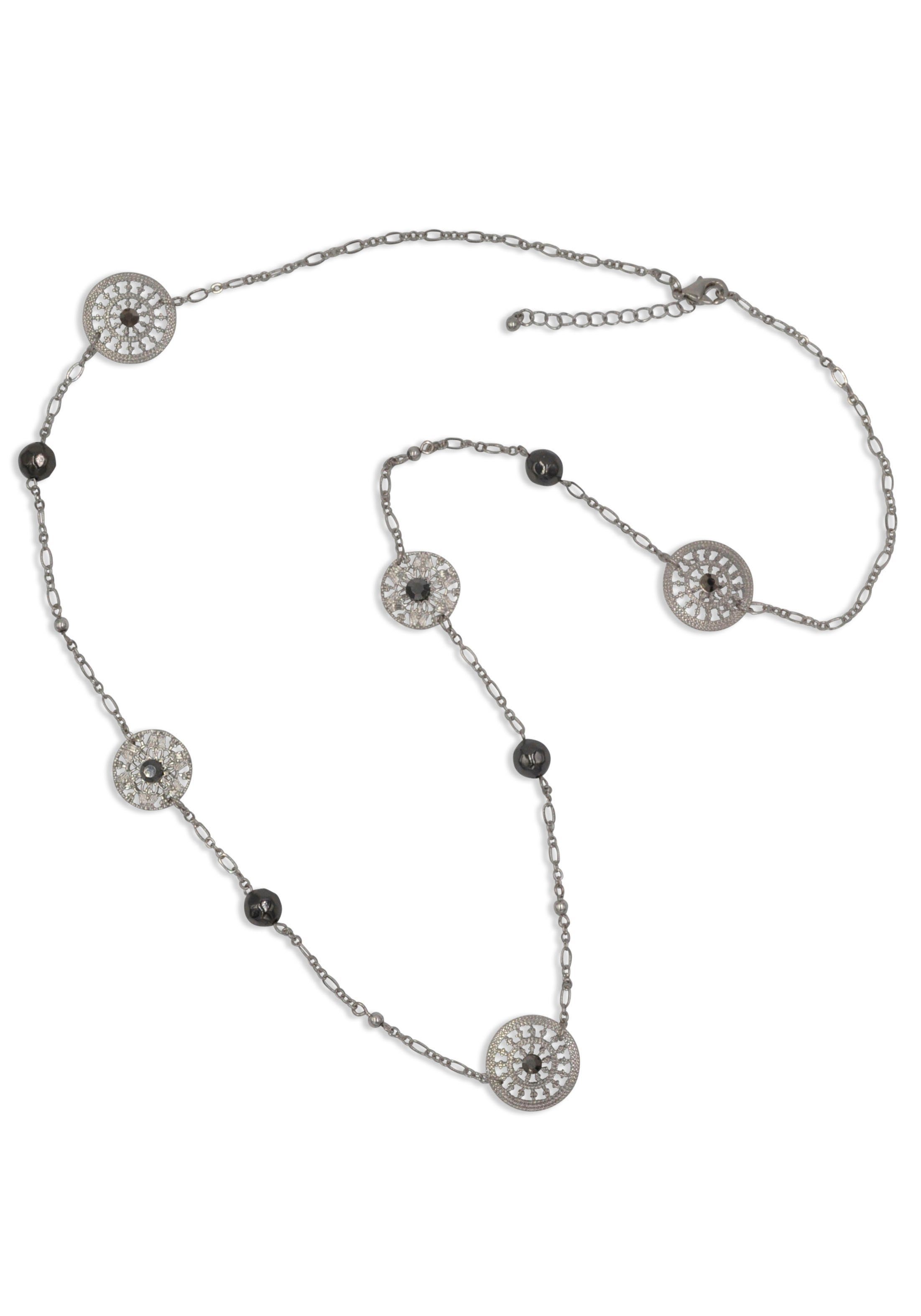 Firetti Lange ketting Figaro Blume met zirkoon (synthetisch)