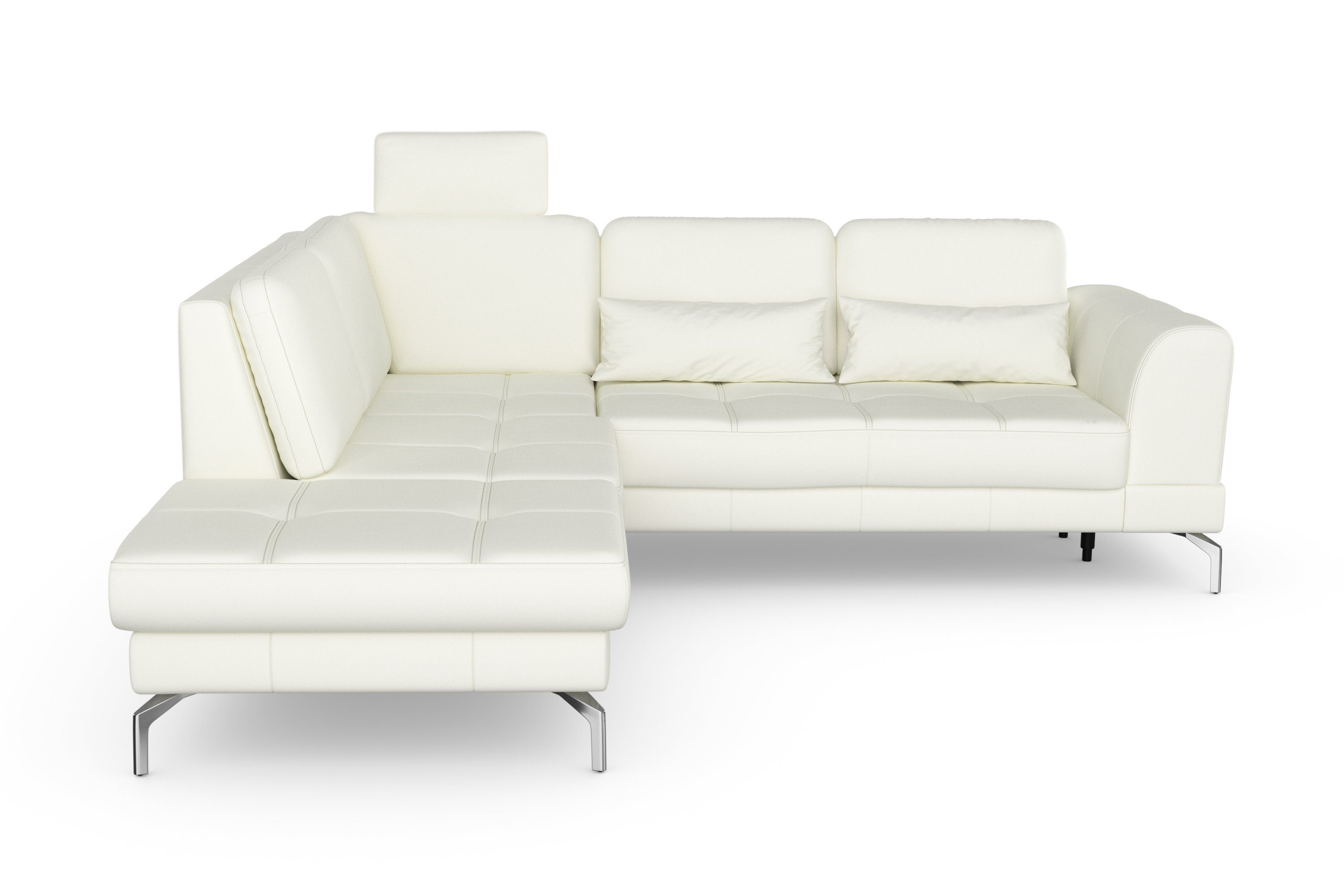 sit&more Hoekbank Bendigo L-vorm inclusief zitdiepteverstelling, bodemvrijheid 15 cm, in 2 pootkleuren