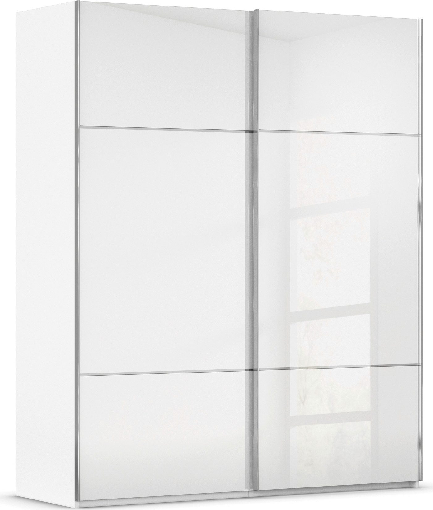 rauch Schuifdeurkast Kledingkast kast garderobe slaapkamerkast SCALE-TRIO edel drievoudig front met 2 sierlijsten glasfront made in germany