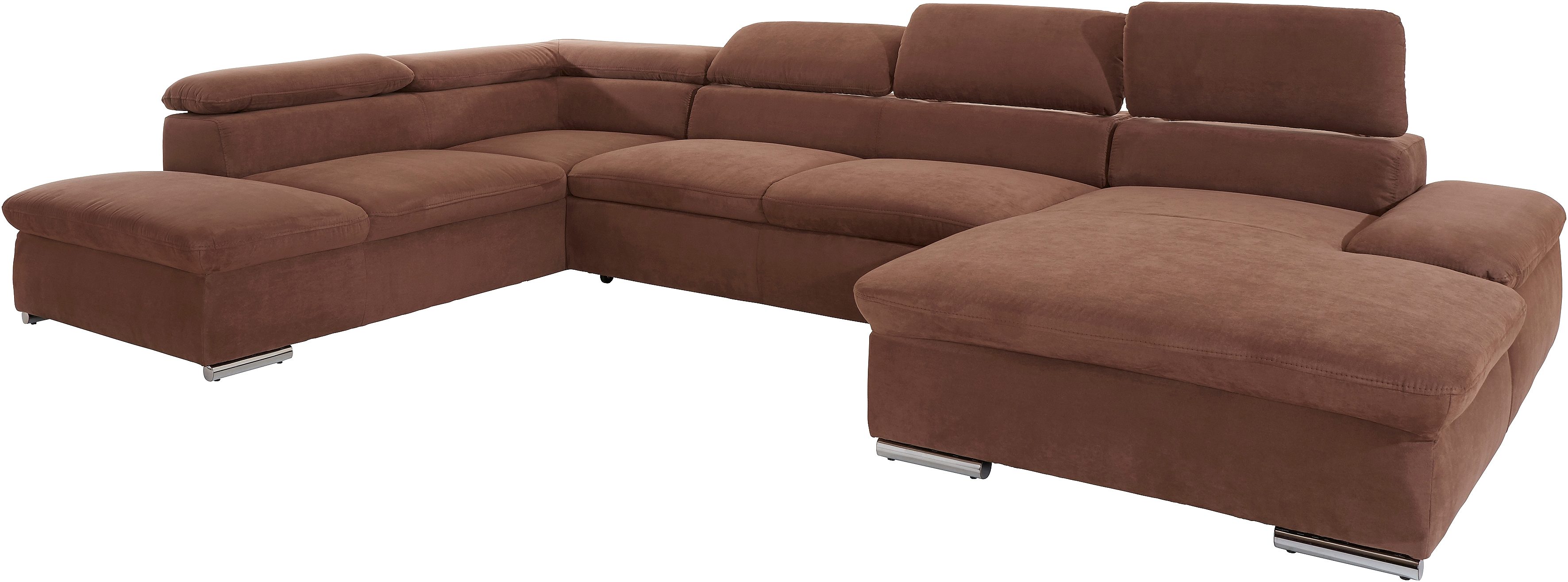 sit&more Zithoek Alcatraz U-vorm optioneel met slaapfunctie