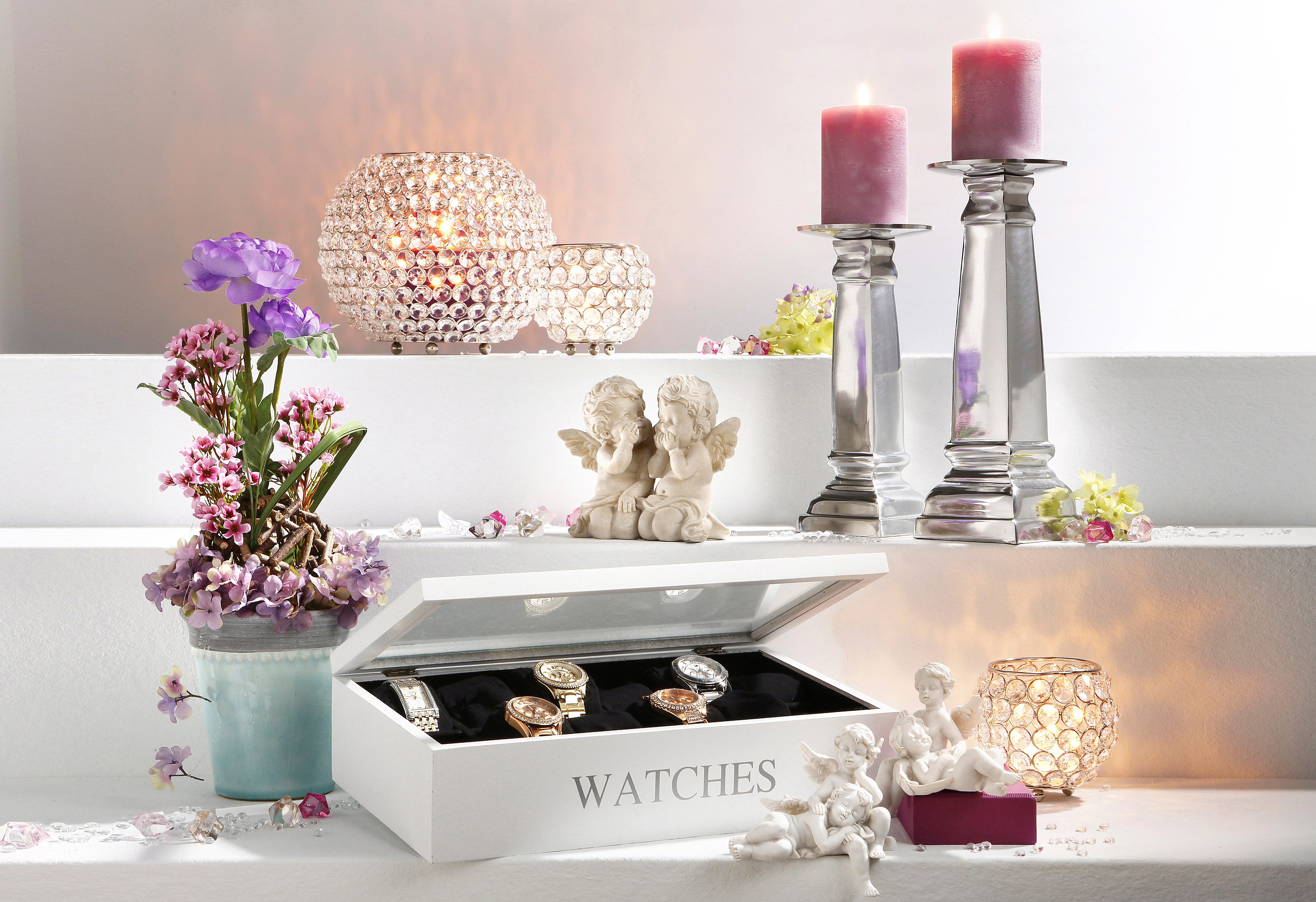 Home affaire Windlicht Kristal
