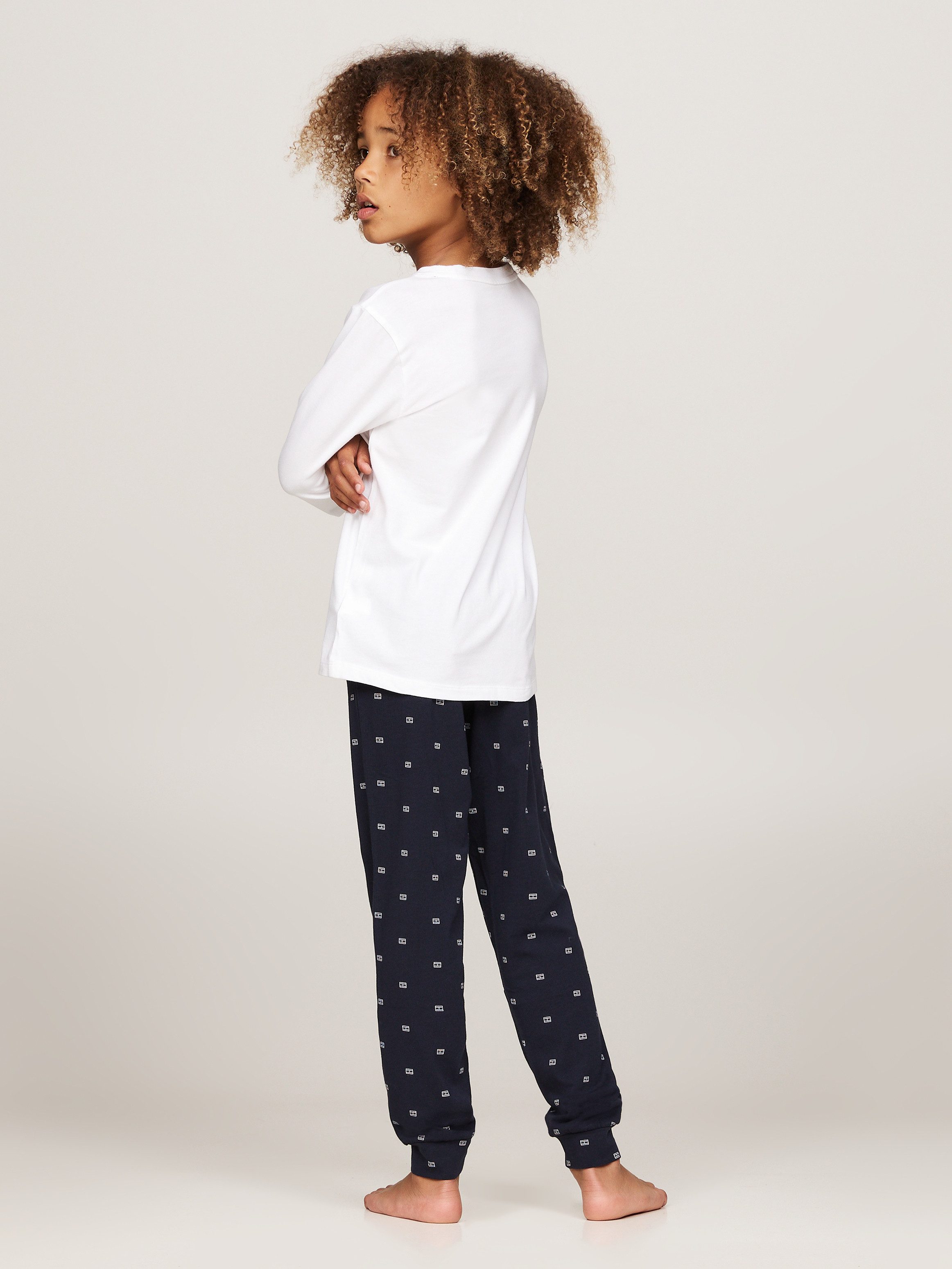 Tommy Hilfiger Underwear Pyjama met logo-opschriften (2-delig)