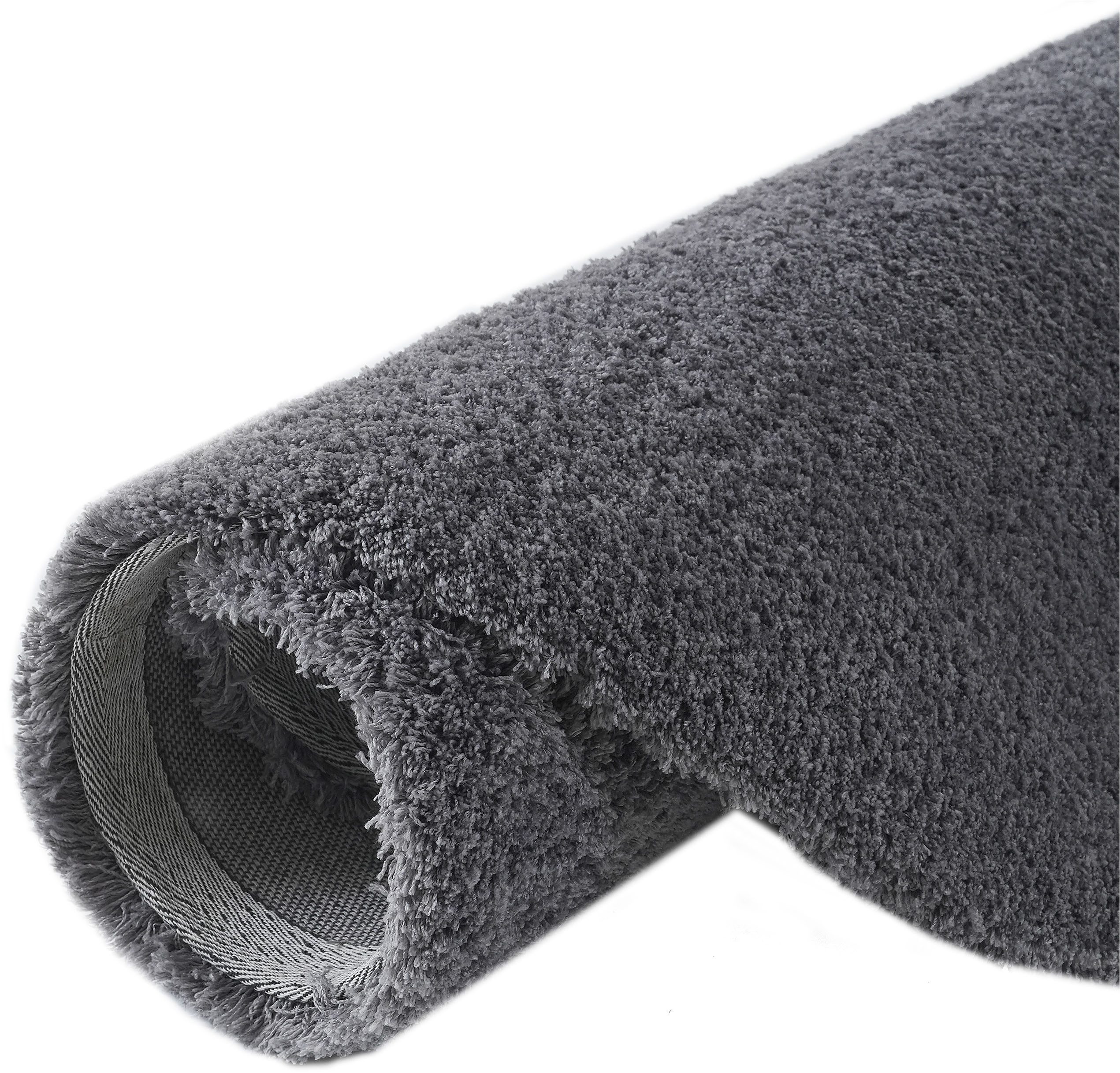 my home Hoogpolig vloerkleed Microvezeltapijt Magong, bijzonder zacht, zeer fijne pool unikleur, zachte vloerkleden, woonkamer, slaapkamer, kinderkamer