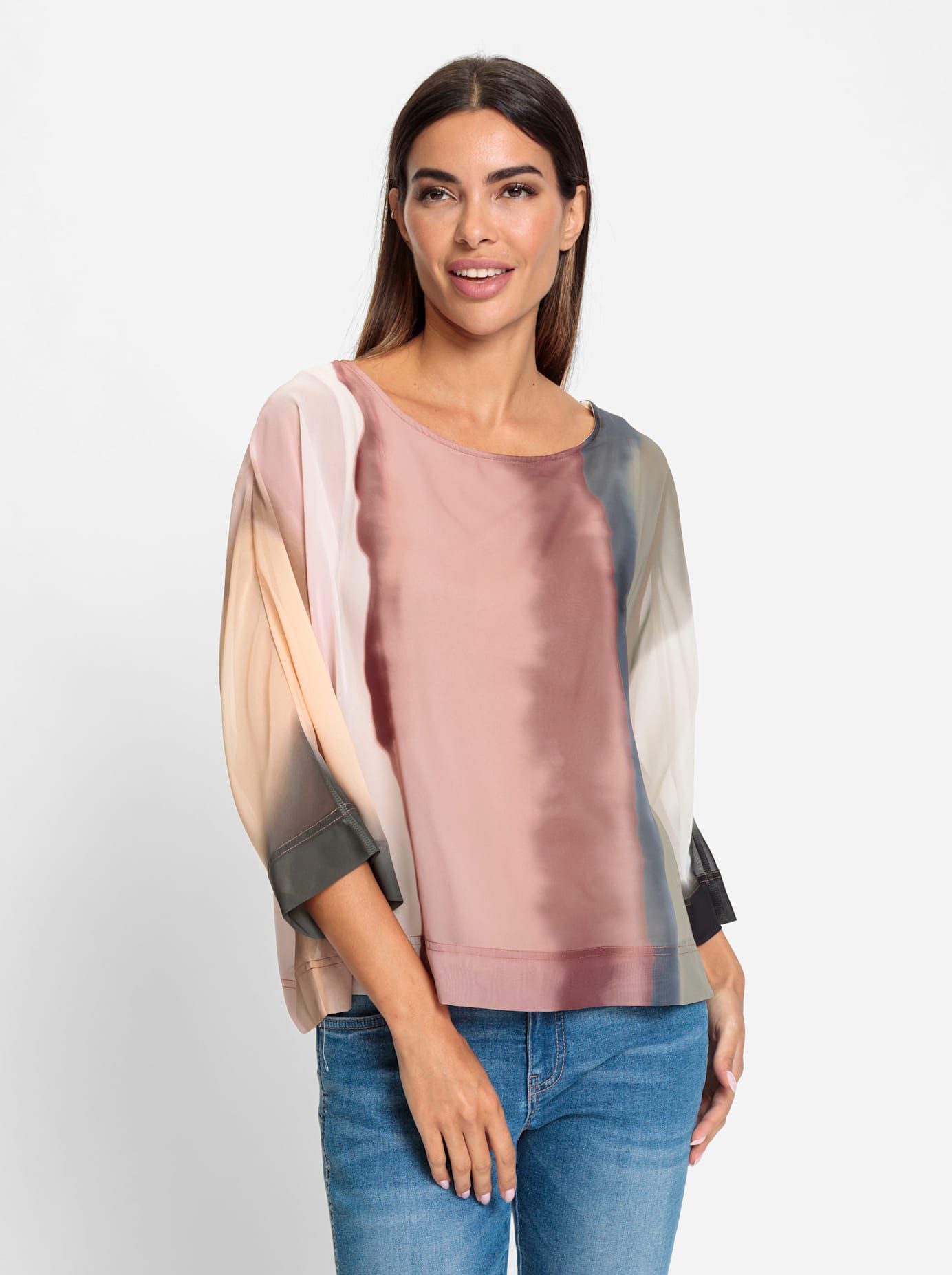 heine Shirt met 3 4 mouwen Blouseshirt (1-delig)