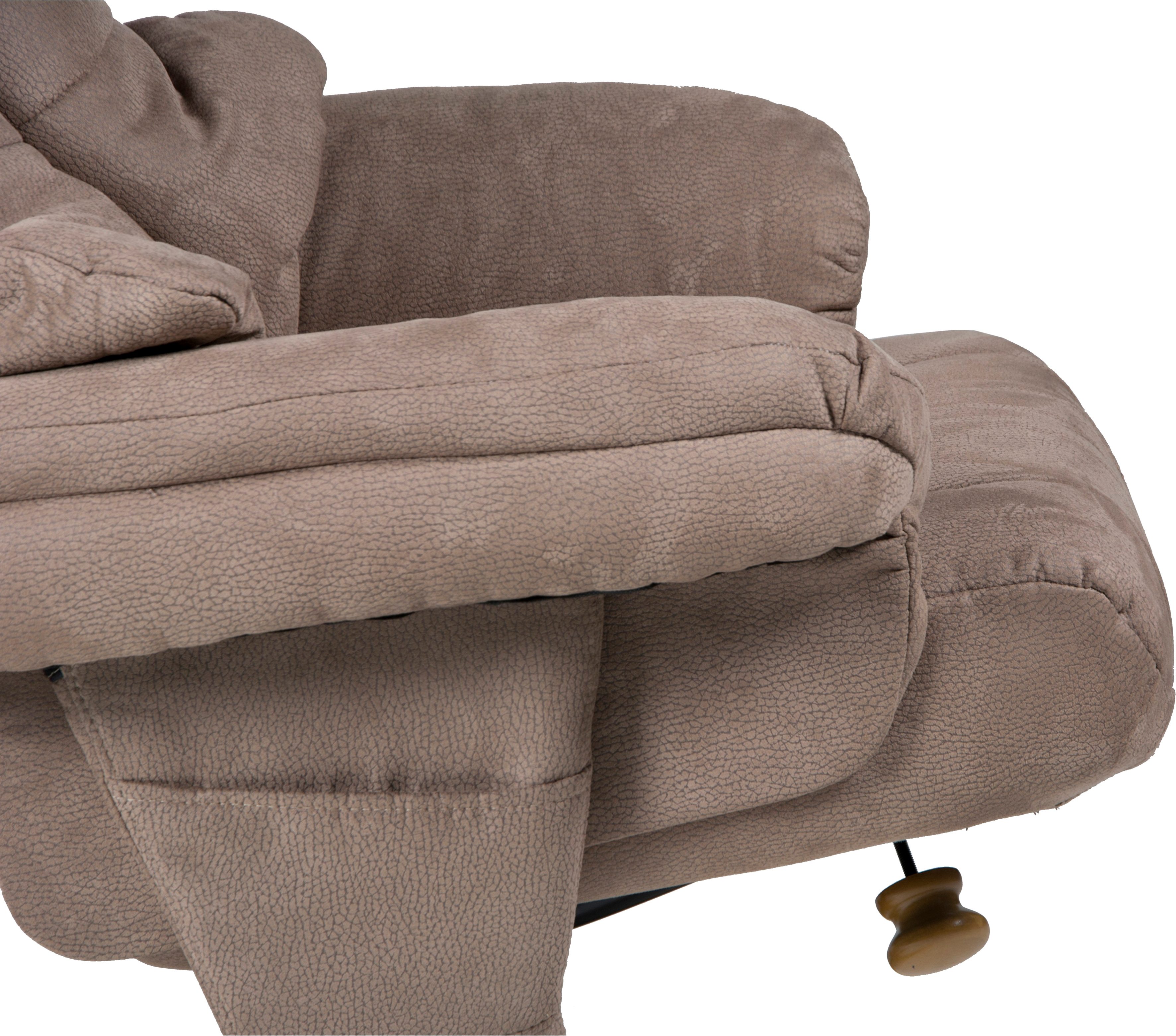 Duo Collection Relaxfauteuil Bordeaux met voetenbank en relaxfunctie, 360 graden draaibaar