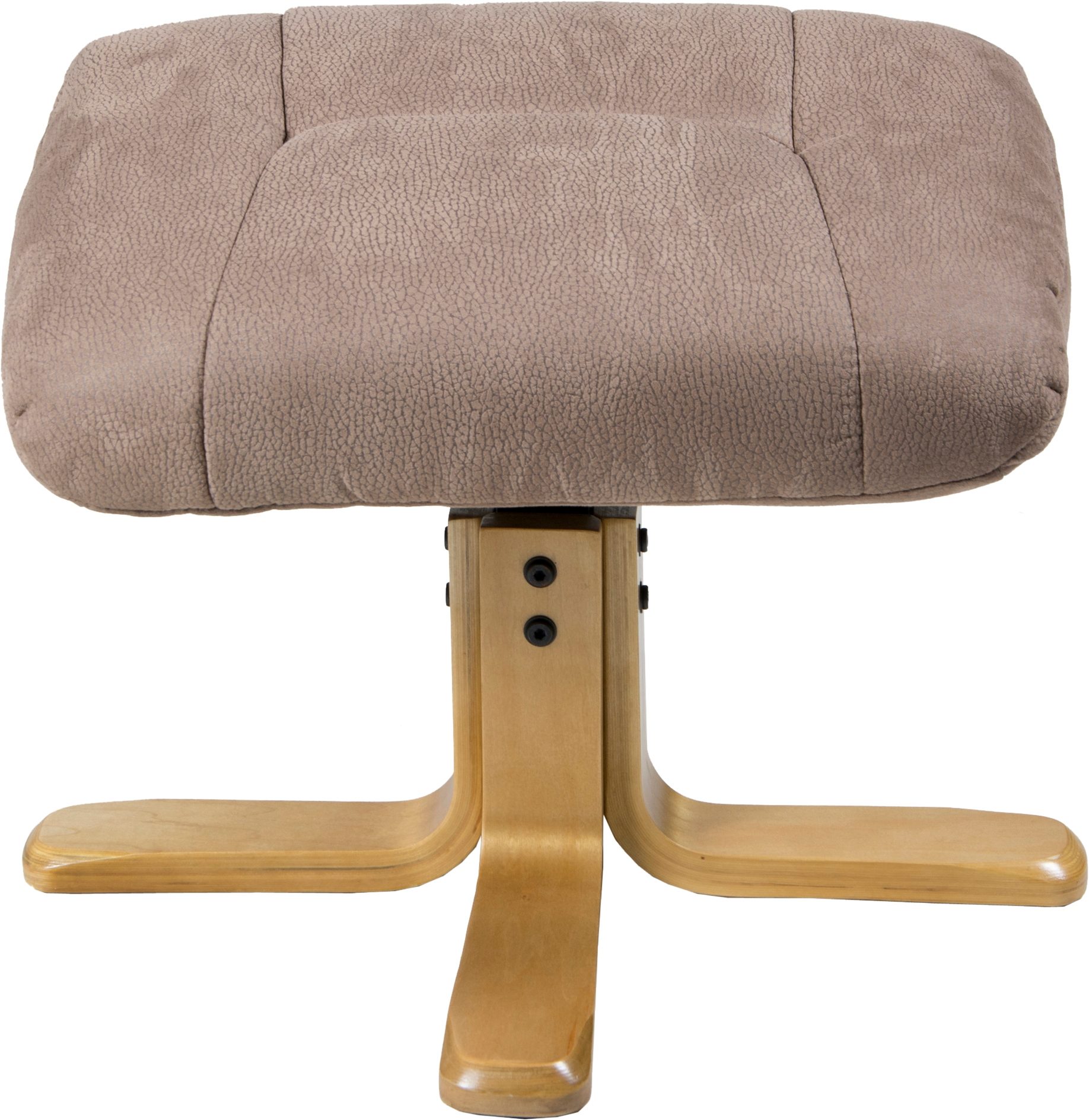 Duo Collection Relaxfauteuil Bordeaux met voetenbank en relaxfunctie, 360 graden draaibaar