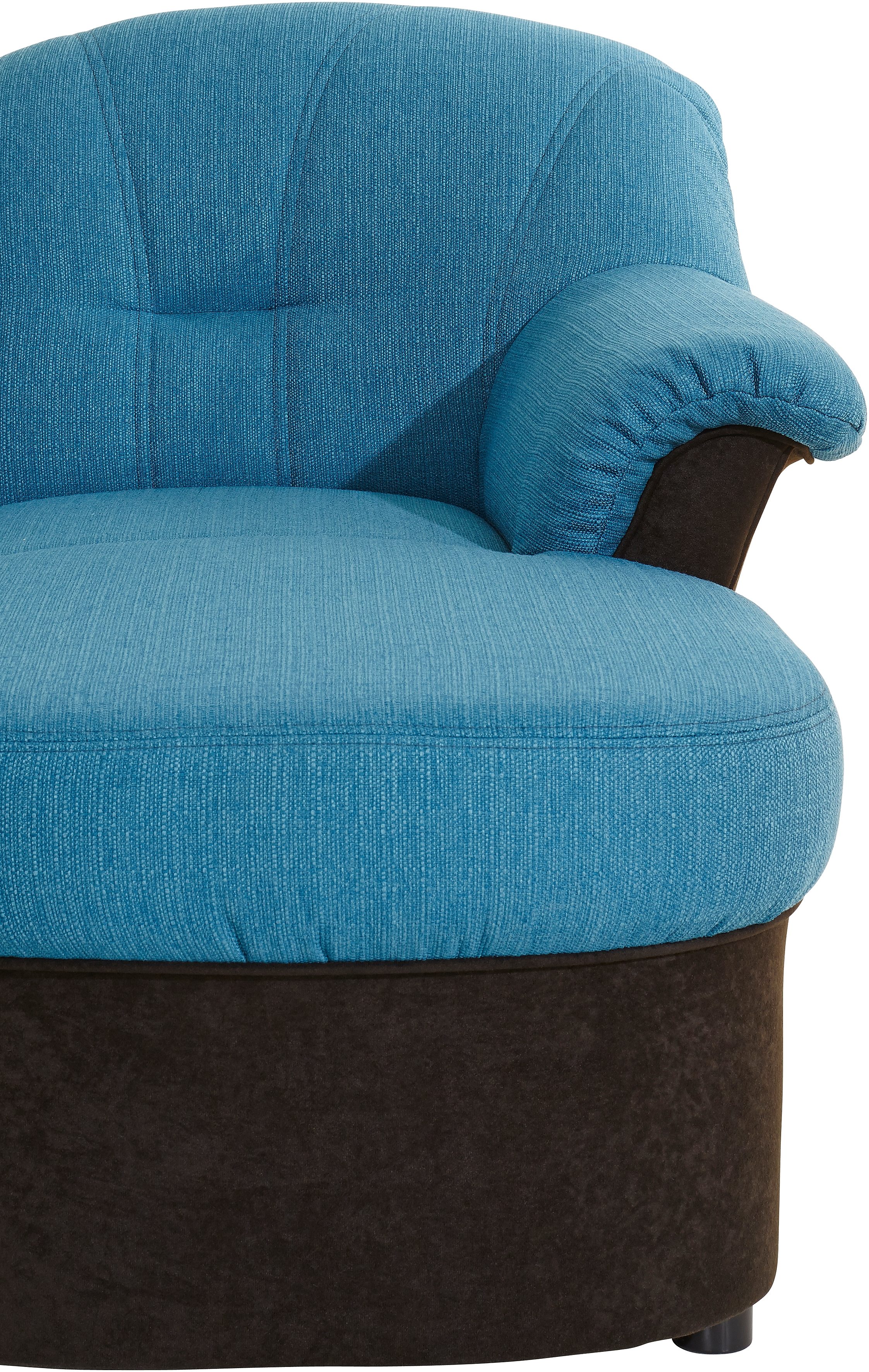 DOMO collection Zithoek Flores ook in leren bekleding, B/D/H: 293/180/86 cm, U-vorm (3 stuks)