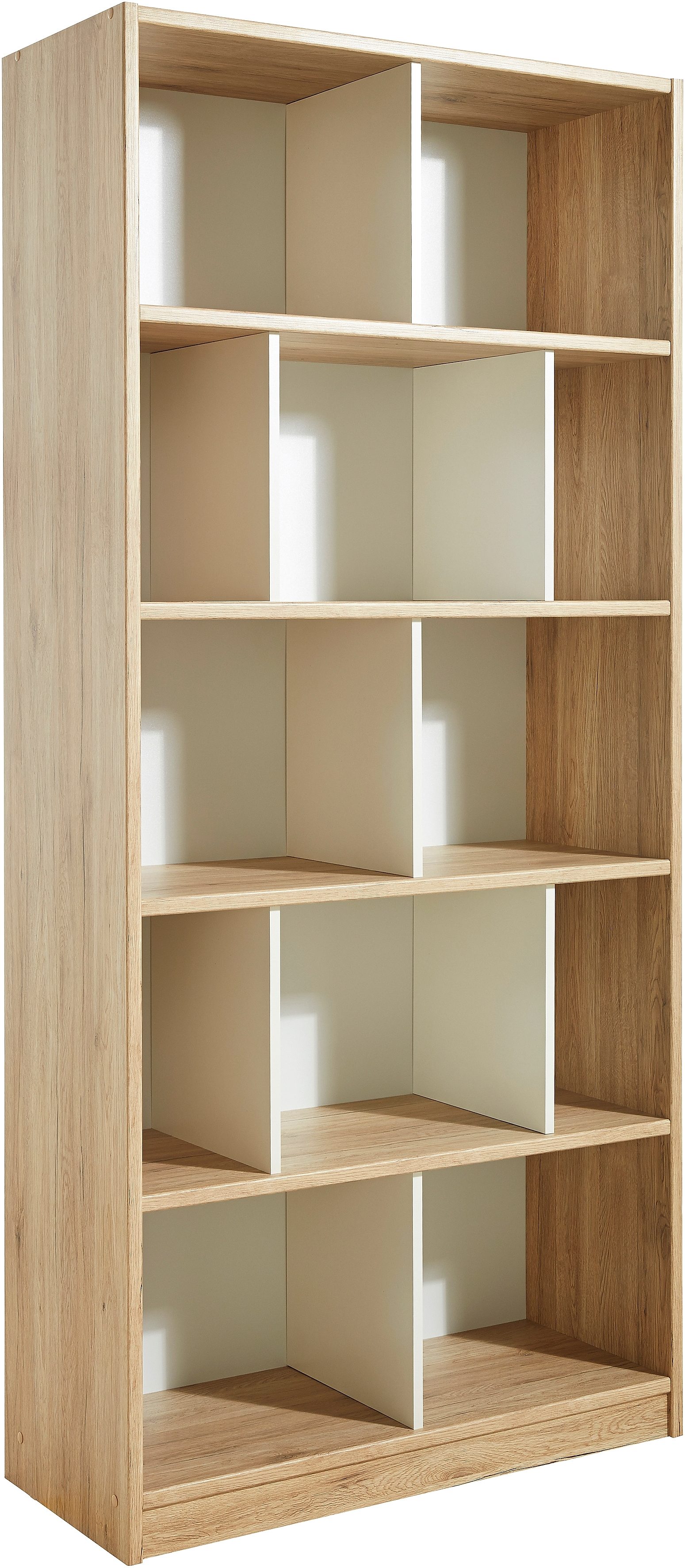Wimex Staand rek Joker Boekenrek, multifunctioneel rek met veel vakken, 198 cm hoog, 90 cm breed