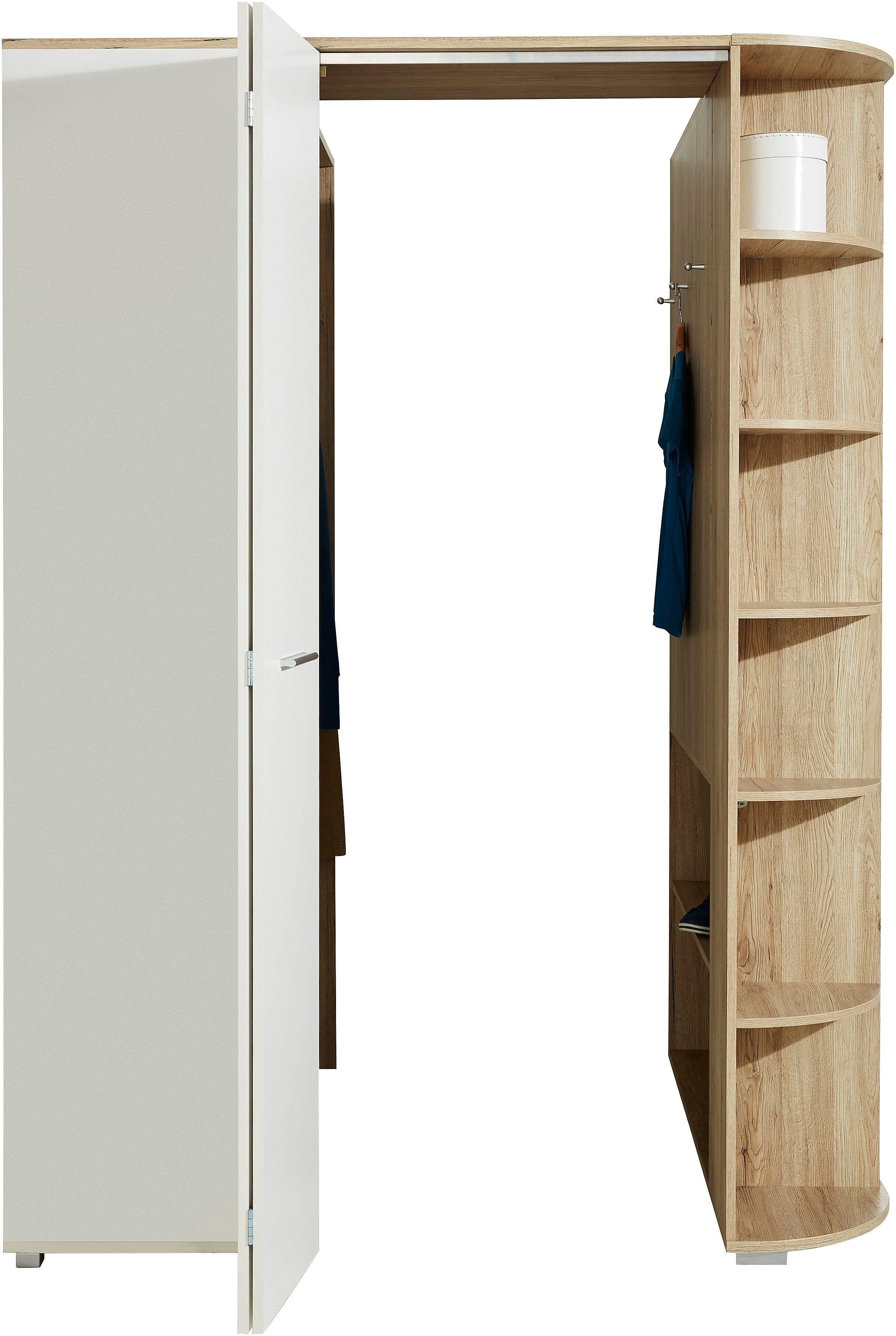 Wimex Tienerkamerset Joker kledingkast met garderobe, bed en opberglades (set, 4-delig)