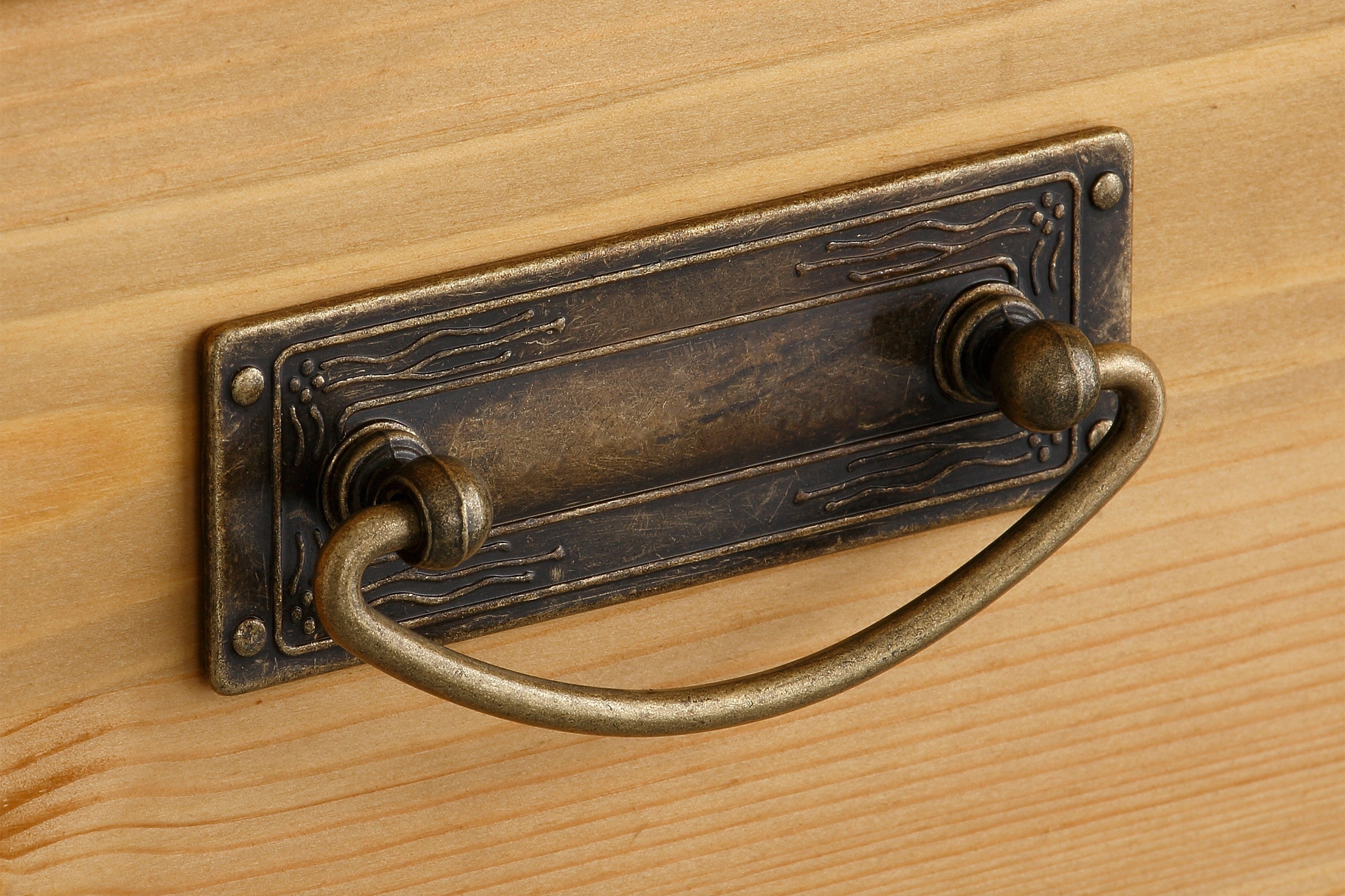 Home affaire Kast met laden en deuren Konrad Breedte 94 cm, van massief, FSC®-gecertificeerd dennenhout